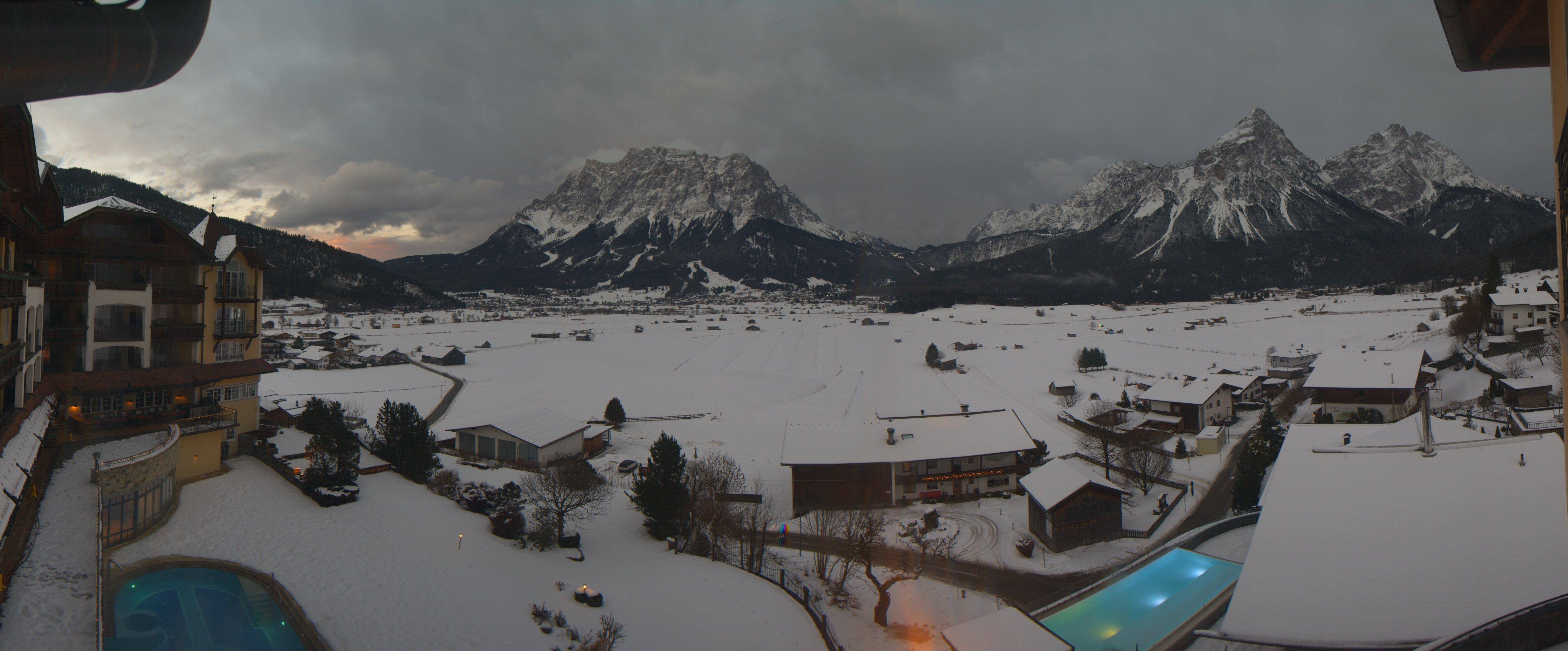 Archiv Foto Webcam Panoramablick Zugspitze