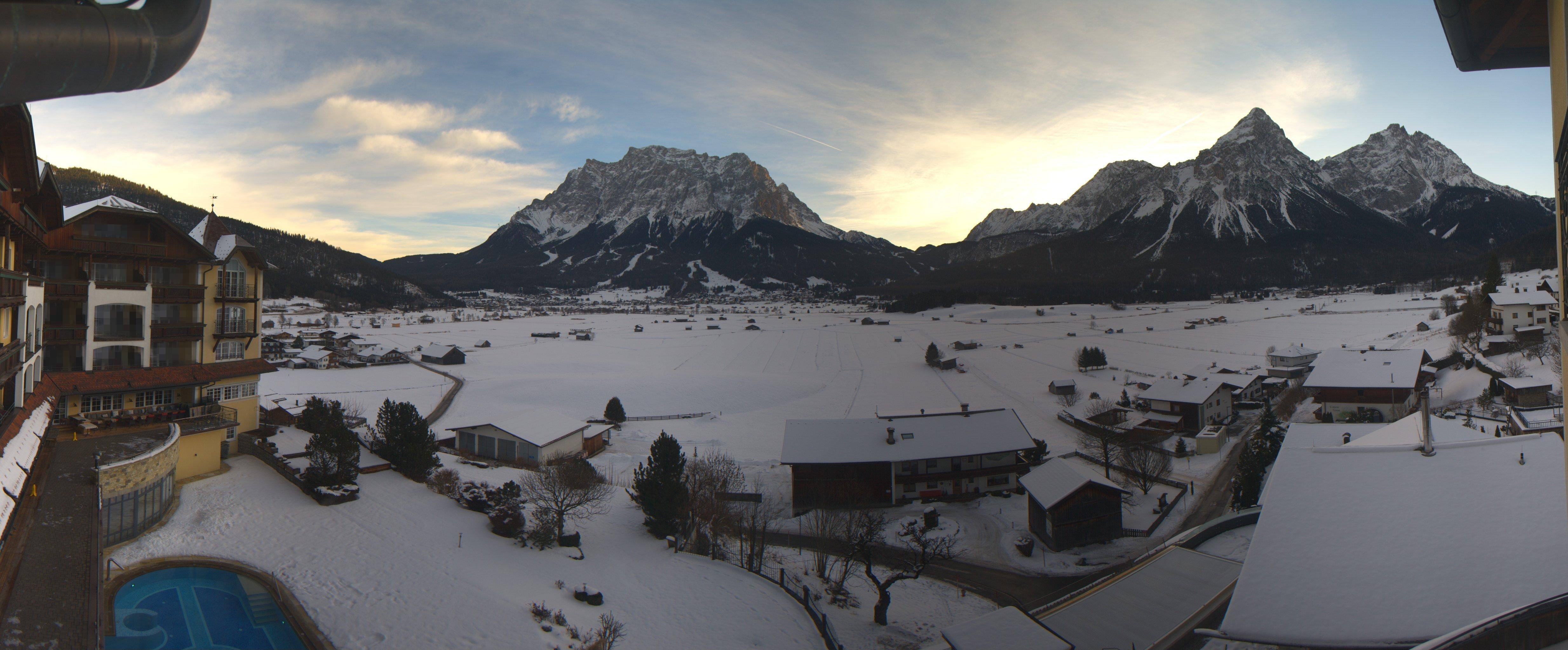 Archiv Foto Webcam Panoramablick Zugspitze
