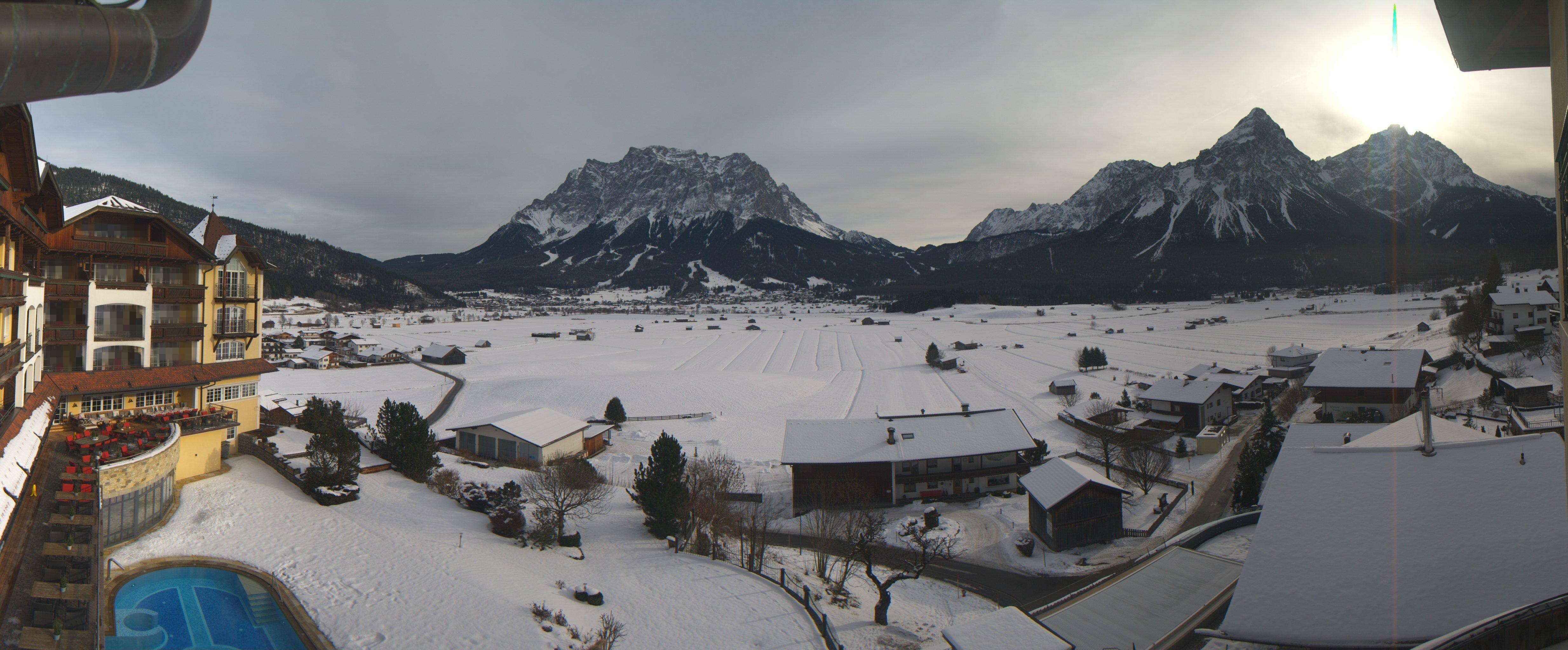 Archiv Foto Webcam Panoramablick Zugspitze