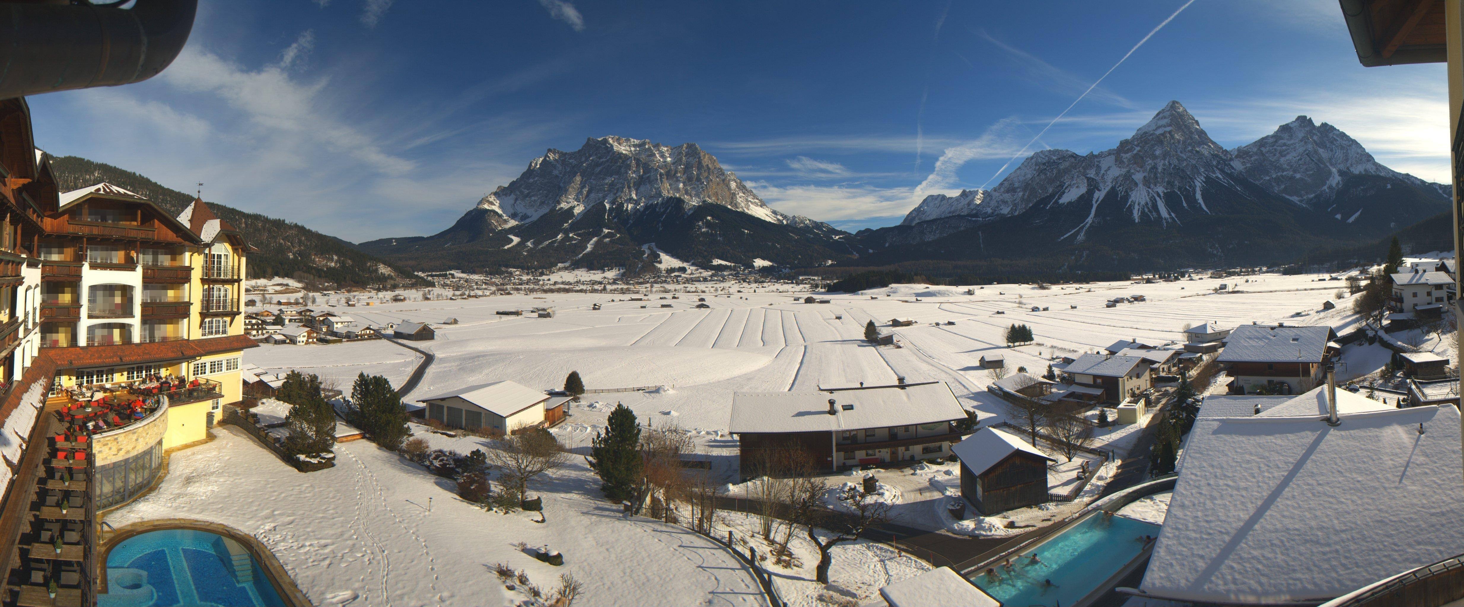 Archiv Foto Webcam Panoramablick Zugspitze