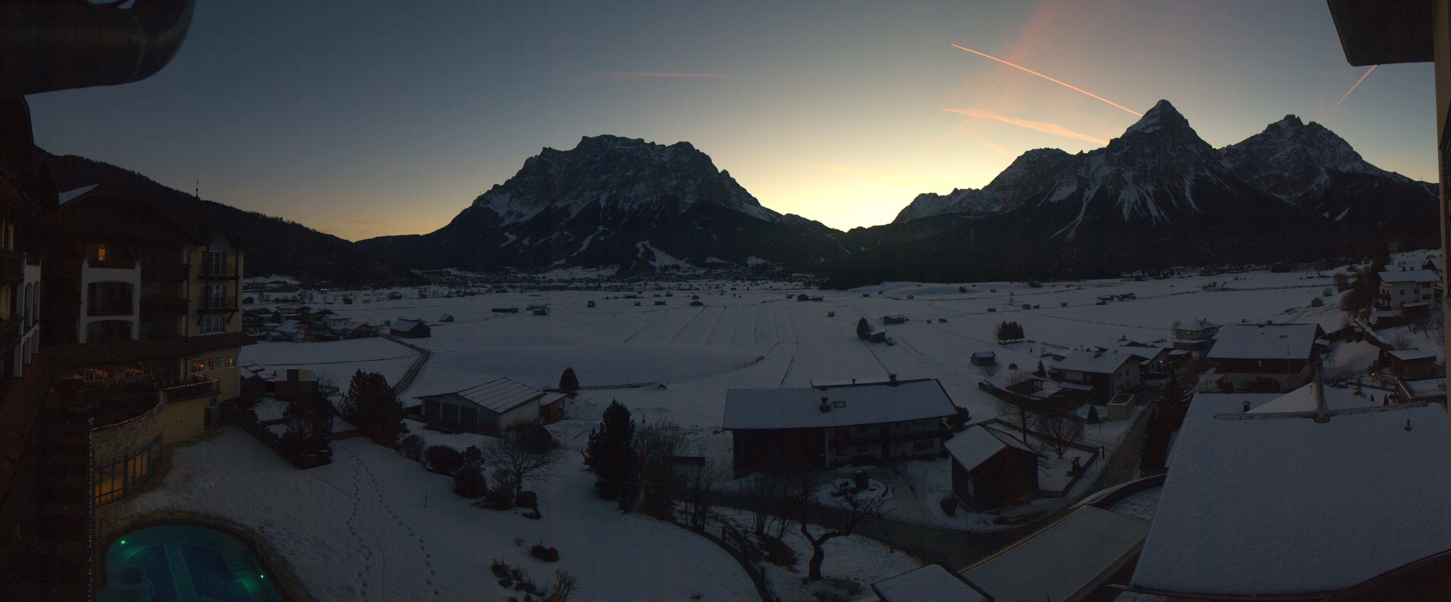 Archiv Foto Webcam Panoramablick Zugspitze