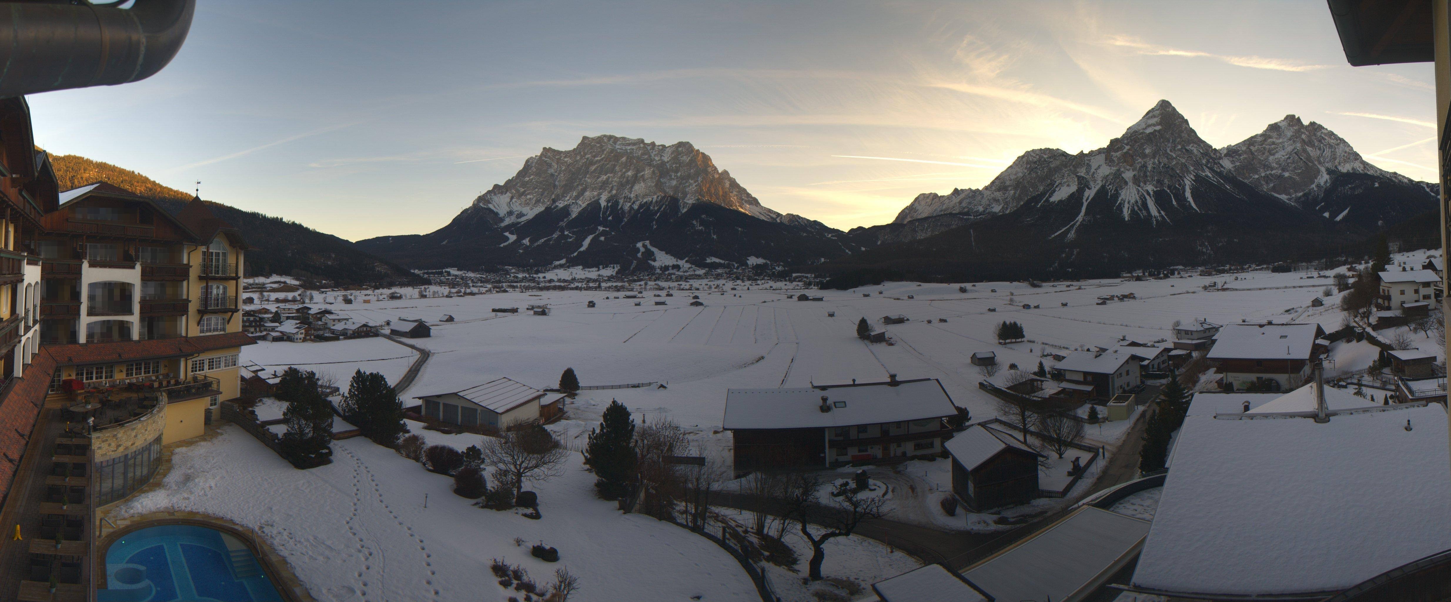 Archiv Foto Webcam Panoramablick Zugspitze