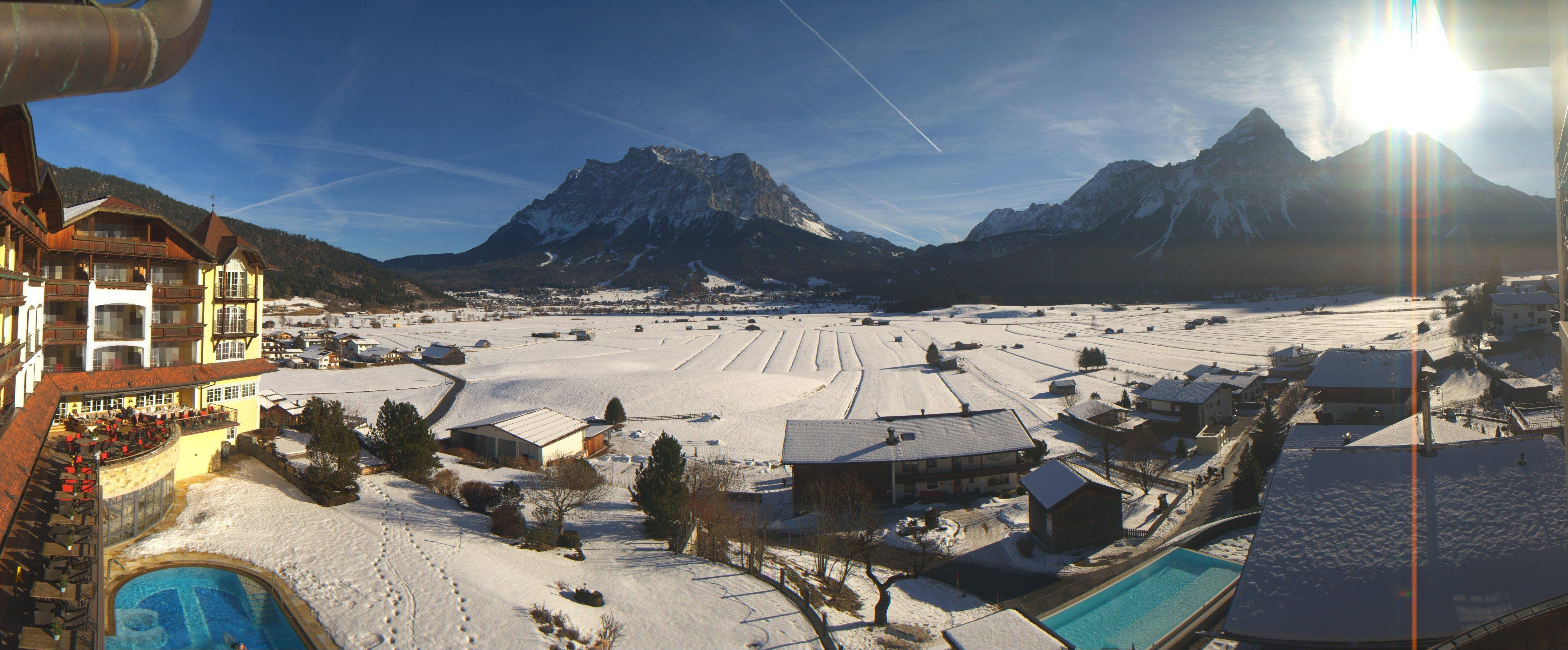 Archiv Foto Webcam Panoramablick Zugspitze