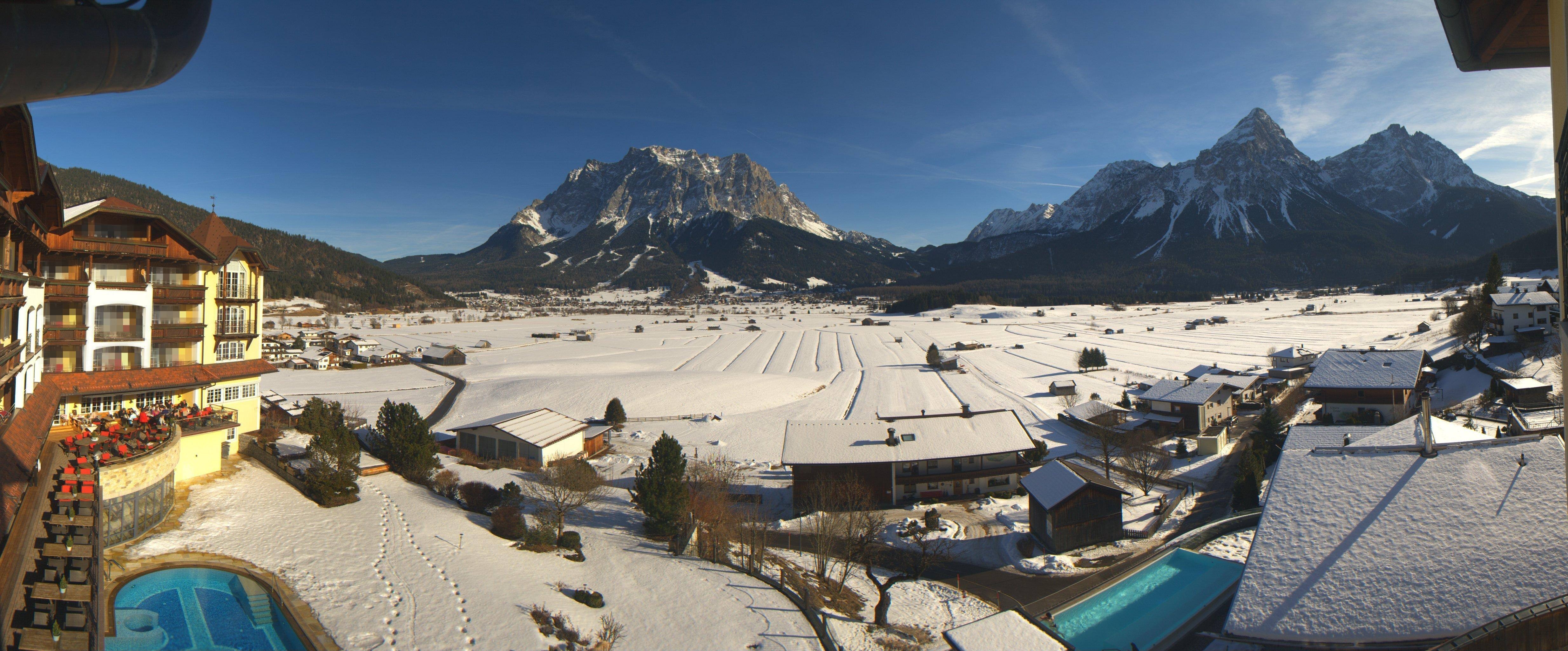 Archiv Foto Webcam Panoramablick Zugspitze