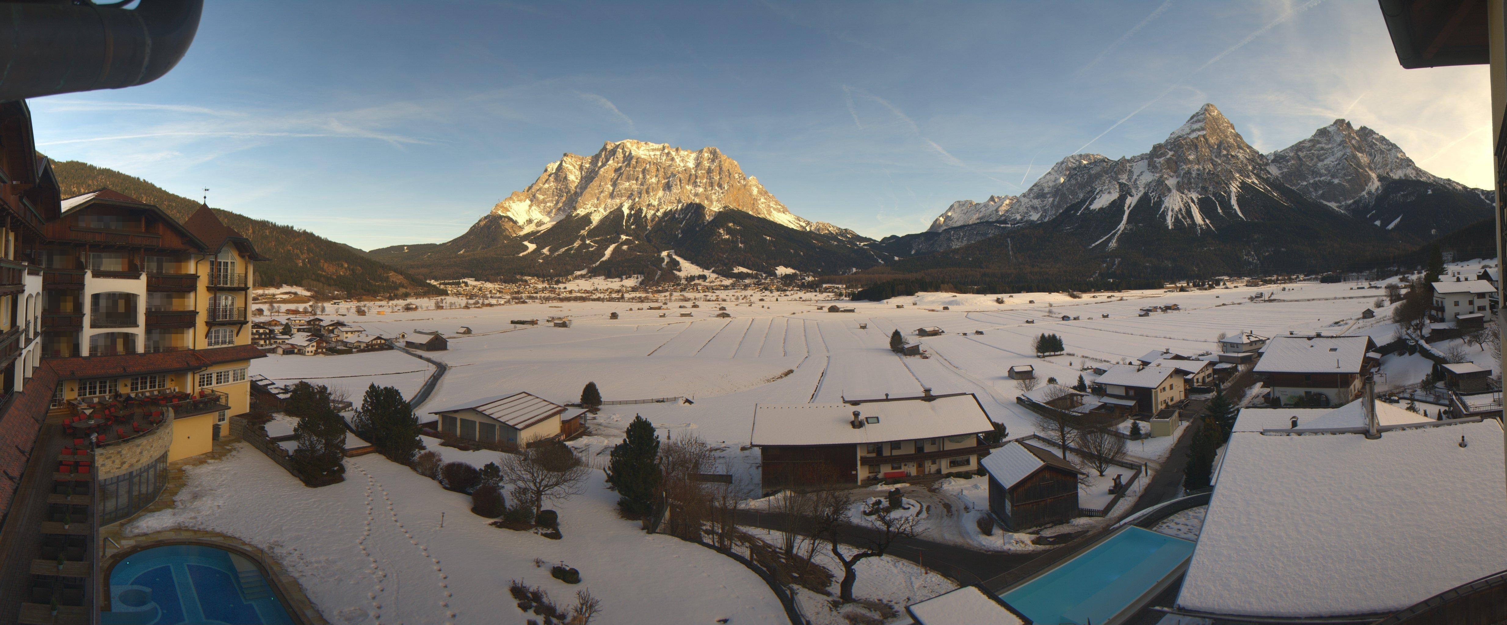 Archiv Foto Webcam Panoramablick Zugspitze