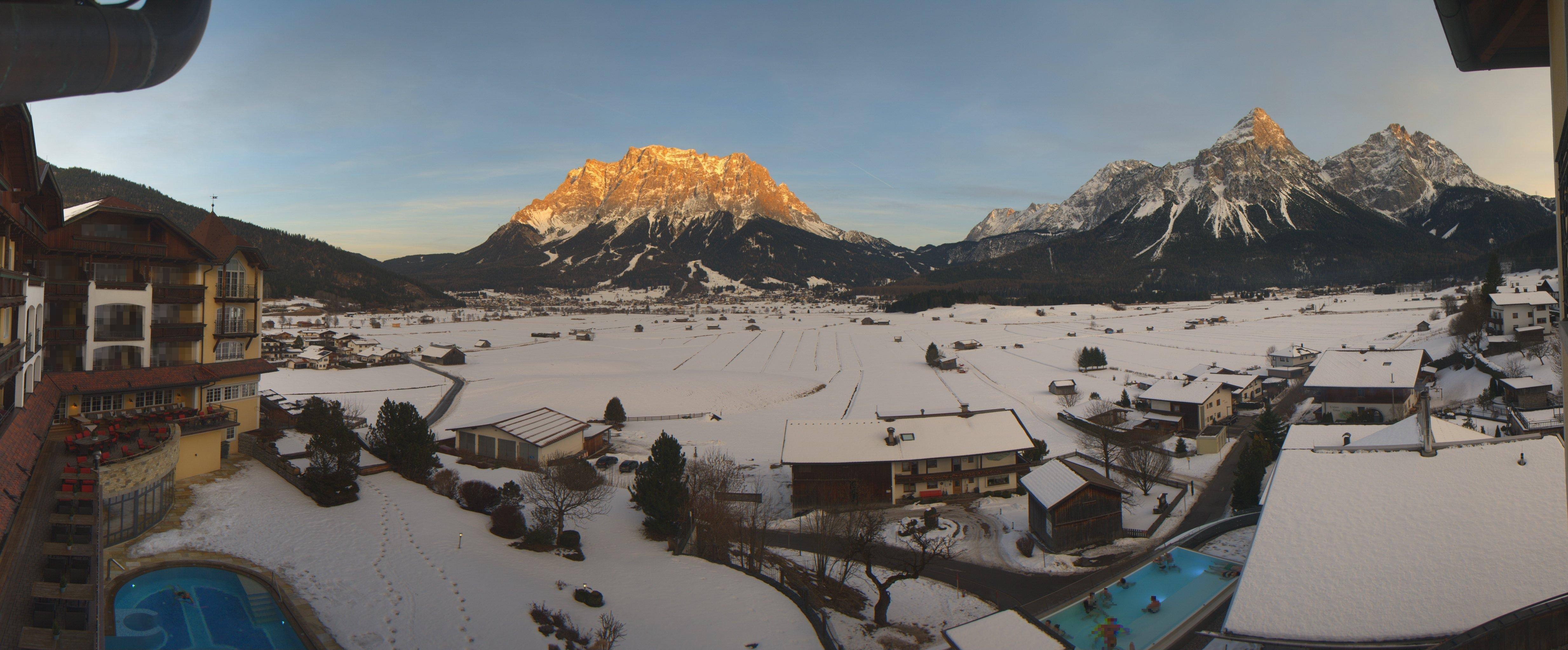 Archiv Foto Webcam Panoramablick Zugspitze