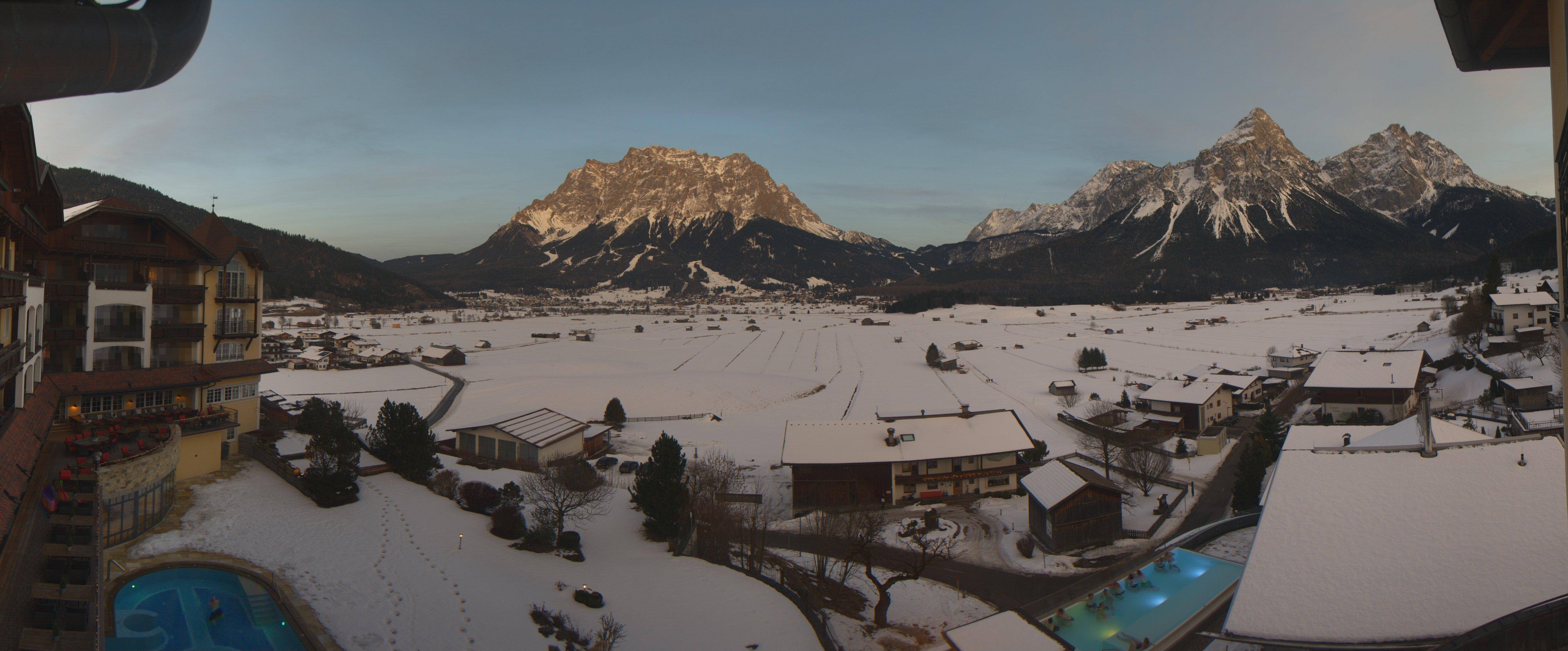 Archiv Foto Webcam Panoramablick Zugspitze