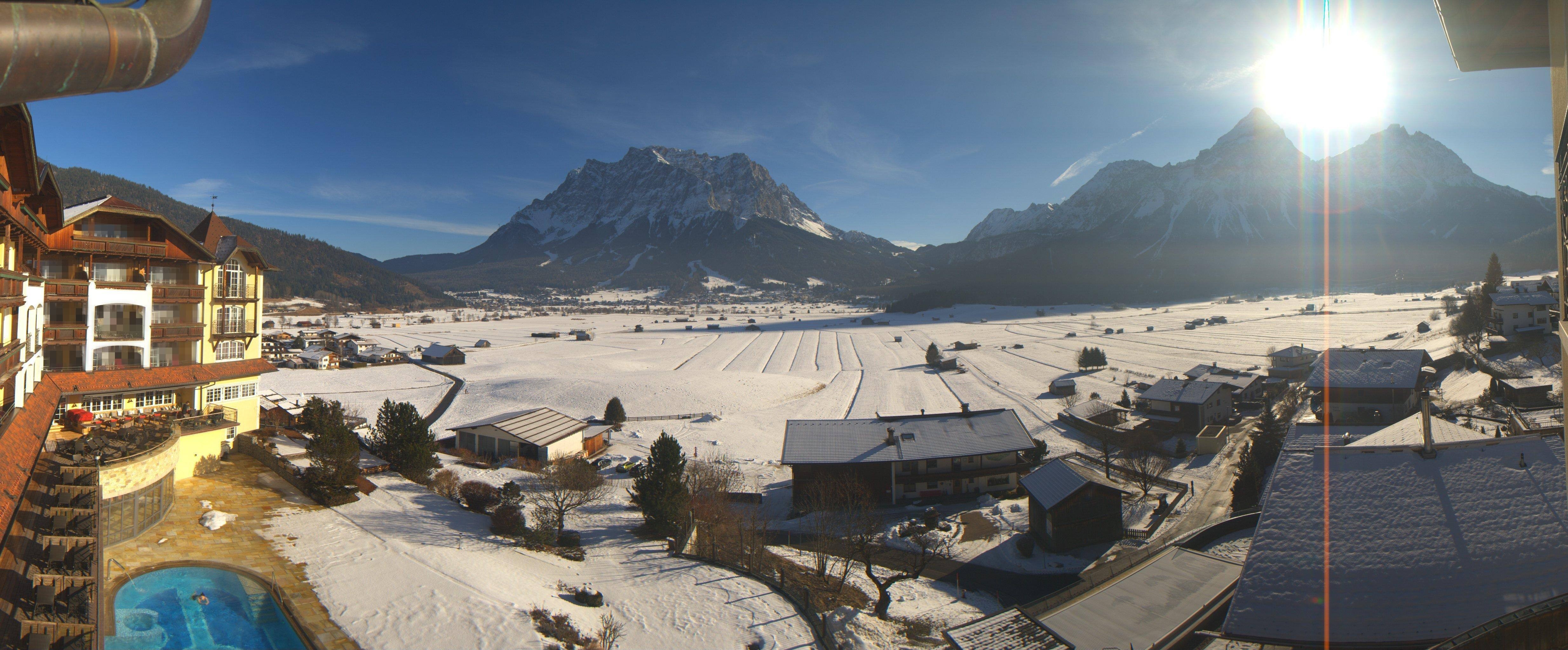Archiv Foto Webcam Panoramablick Zugspitze