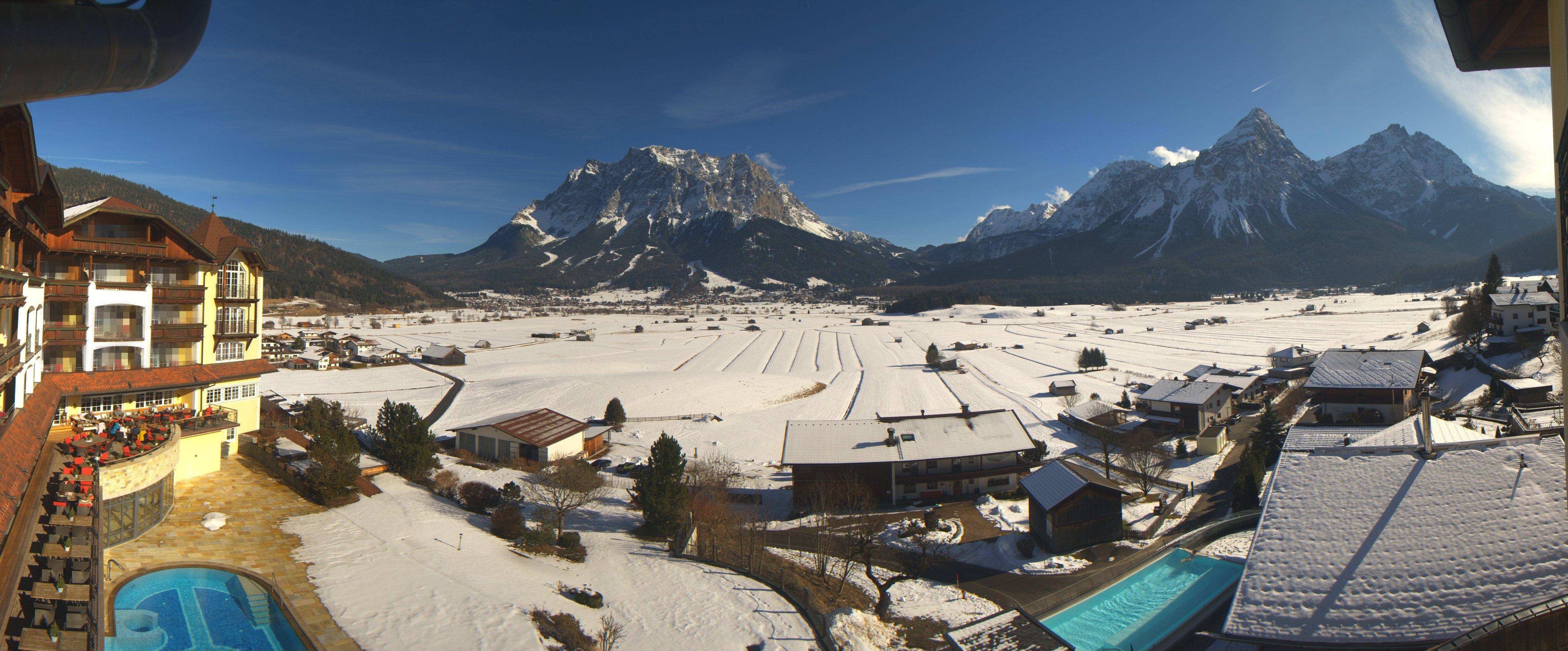 Archiv Foto Webcam Panoramablick Zugspitze