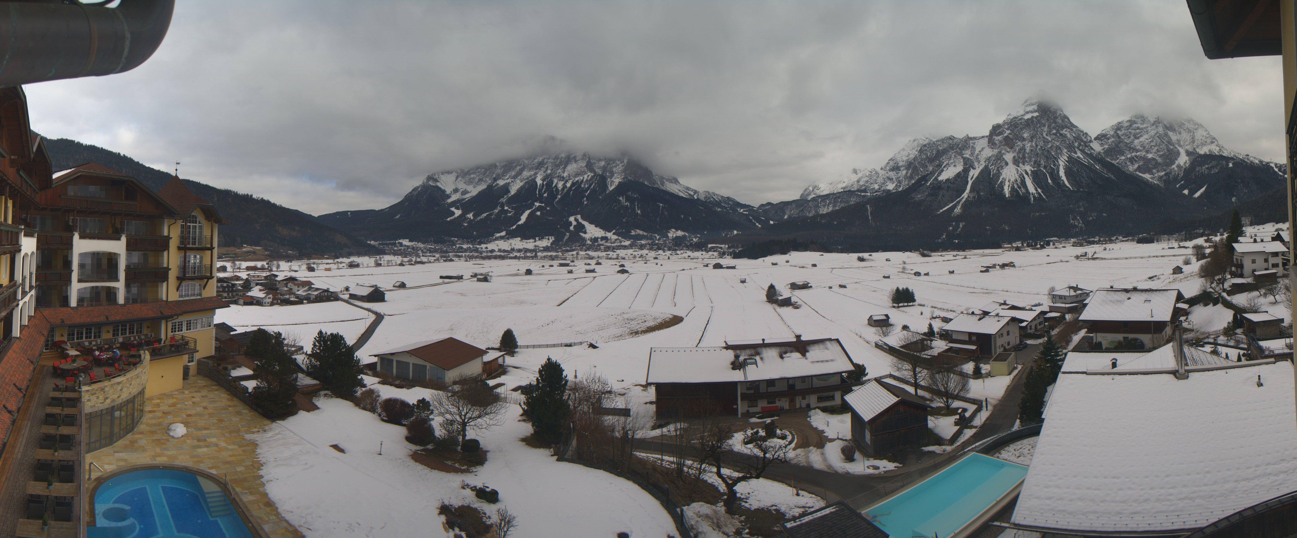 Archiv Foto Webcam Panoramablick Zugspitze