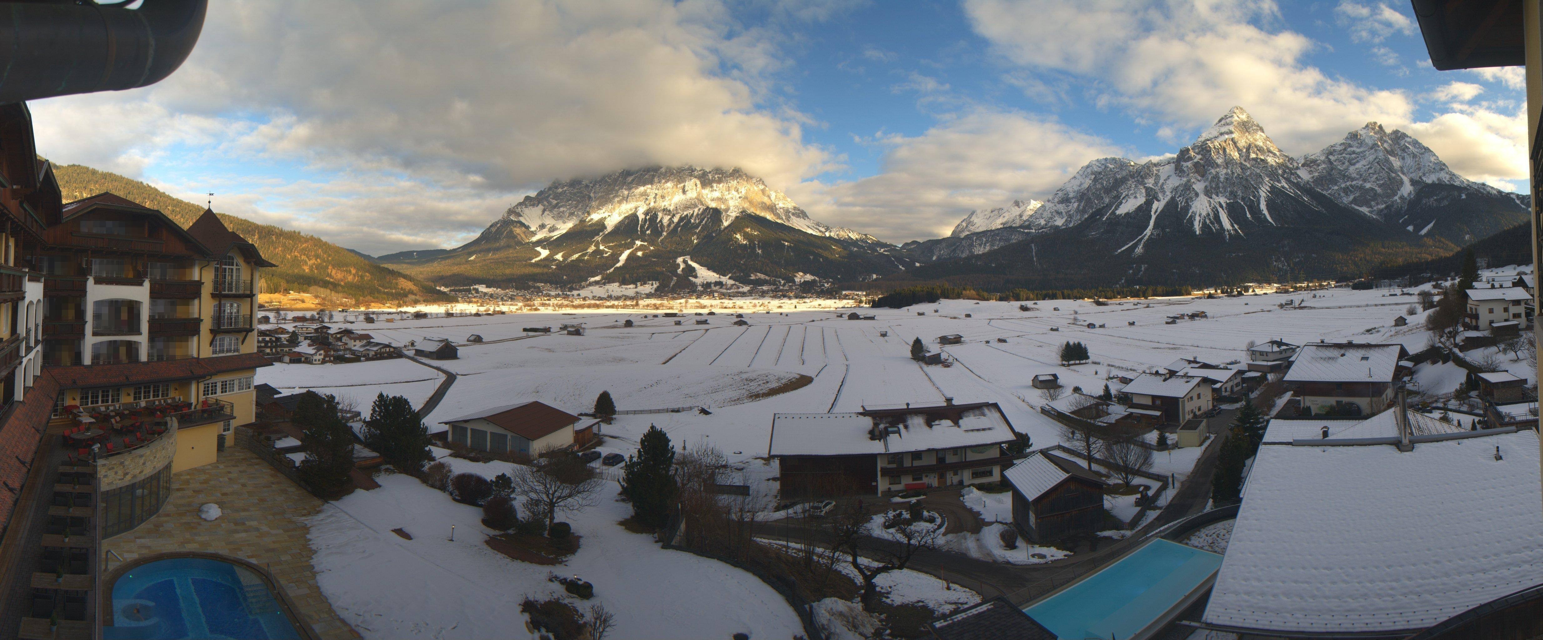 Archiv Foto Webcam Panoramablick Zugspitze