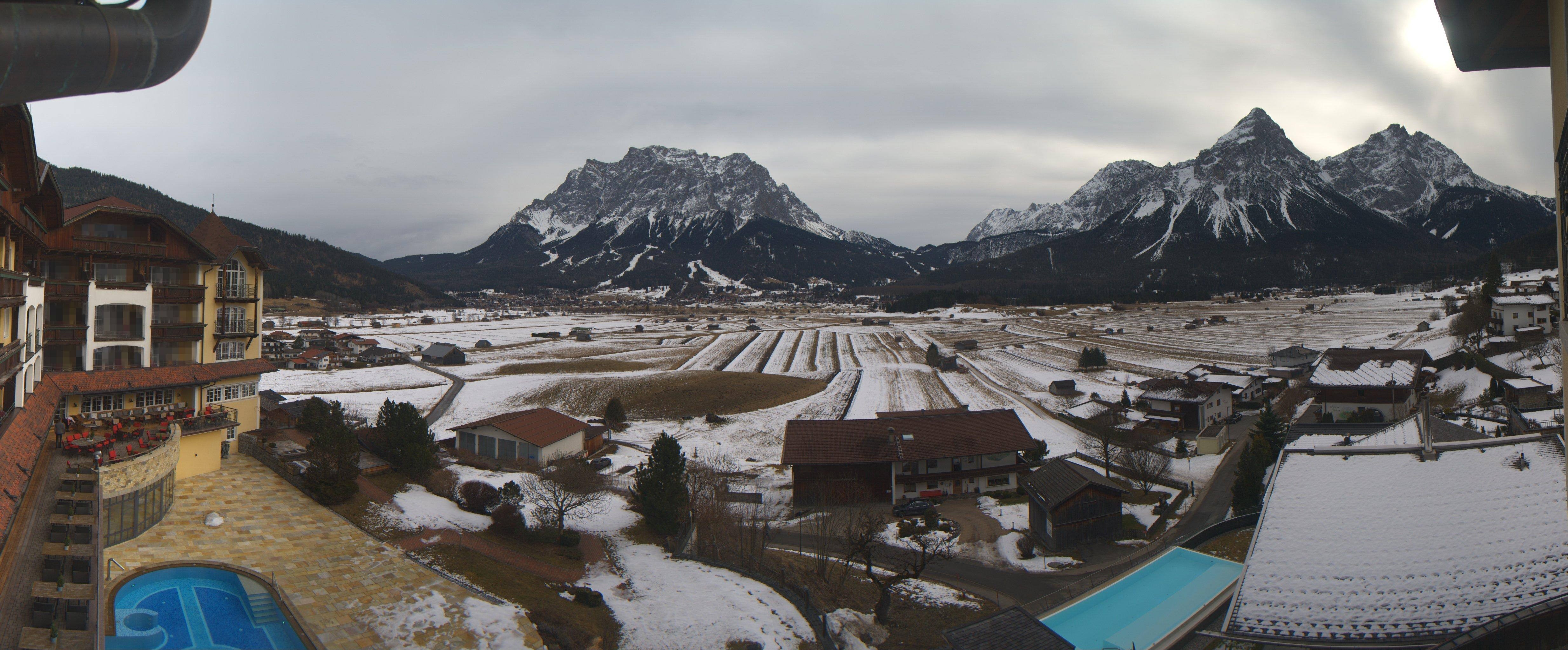 Archiv Foto Webcam Panoramablick Zugspitze