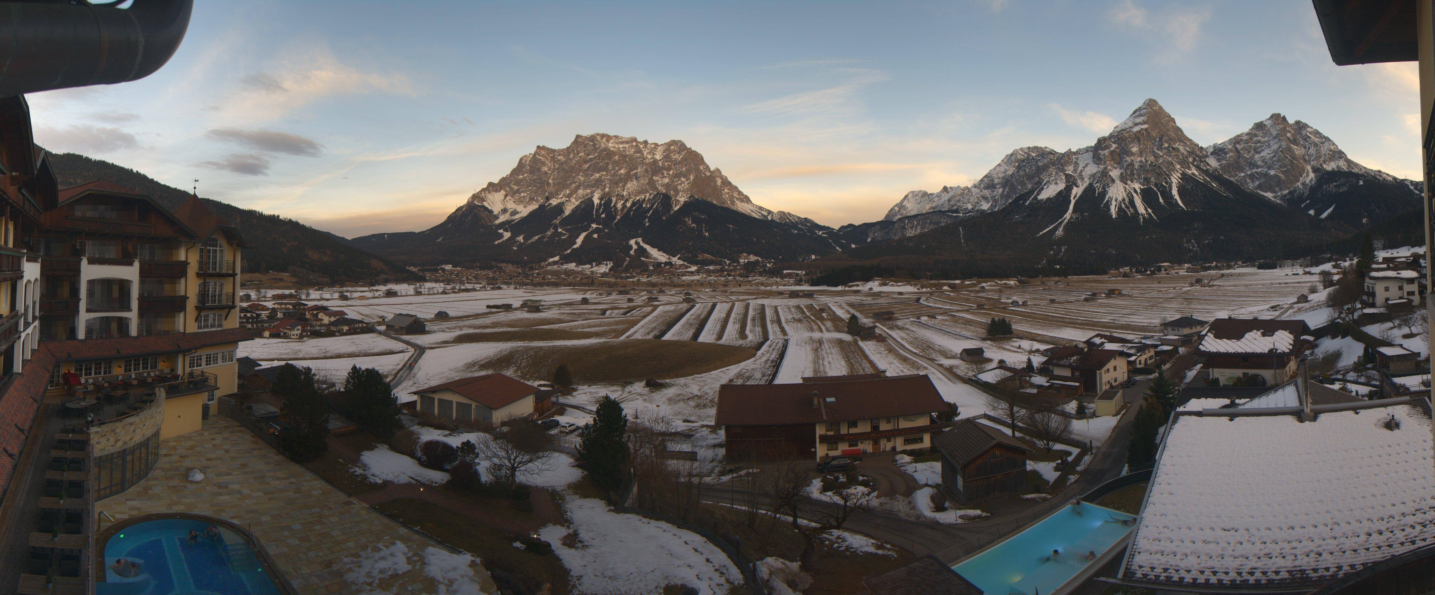 Archiv Foto Webcam Panoramablick Zugspitze