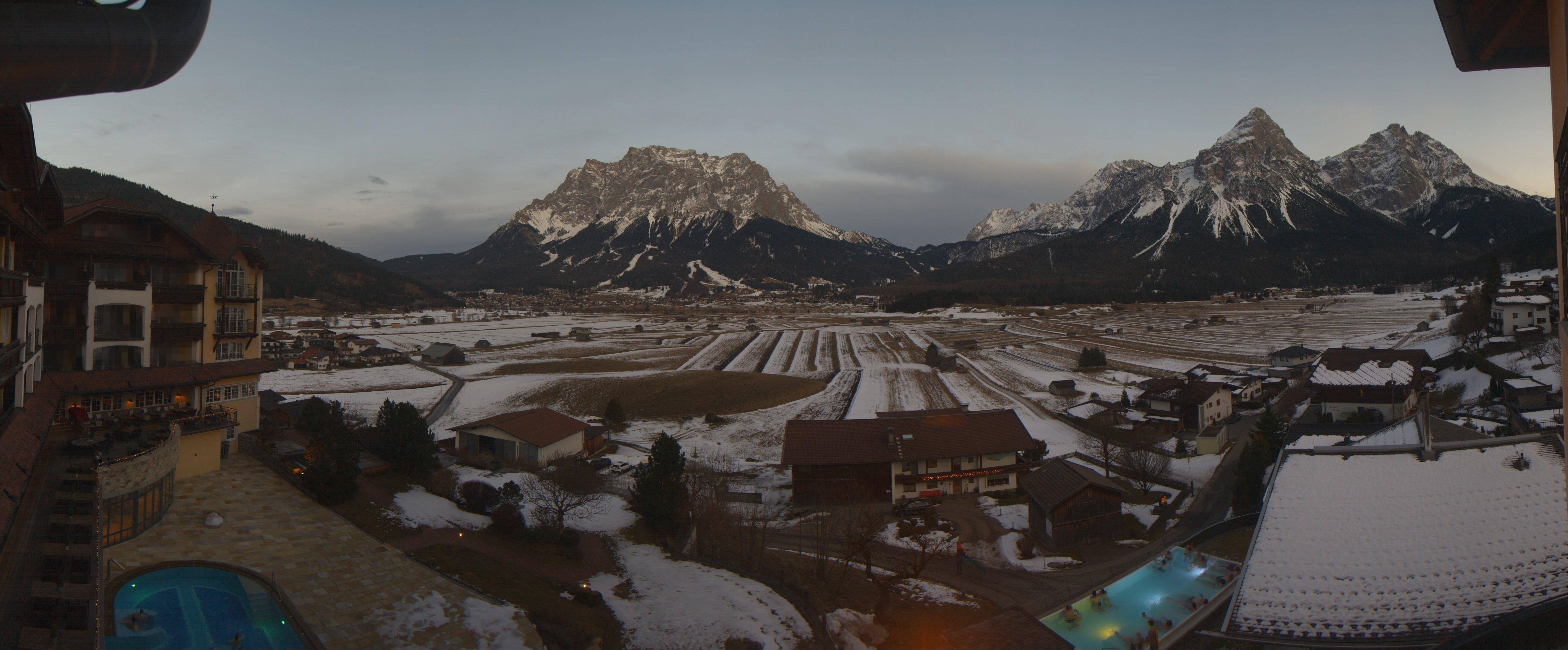 Archiv Foto Webcam Panoramablick Zugspitze