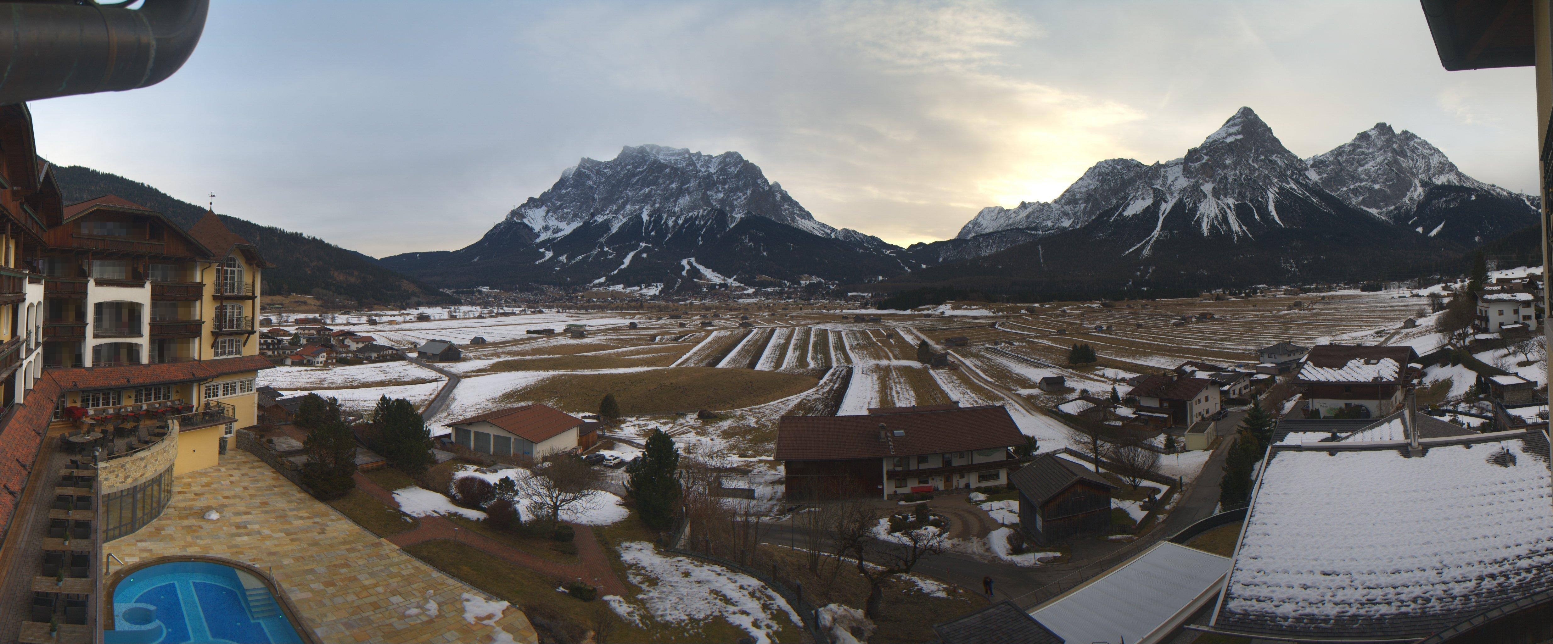 Archiv Foto Webcam Panoramablick Zugspitze