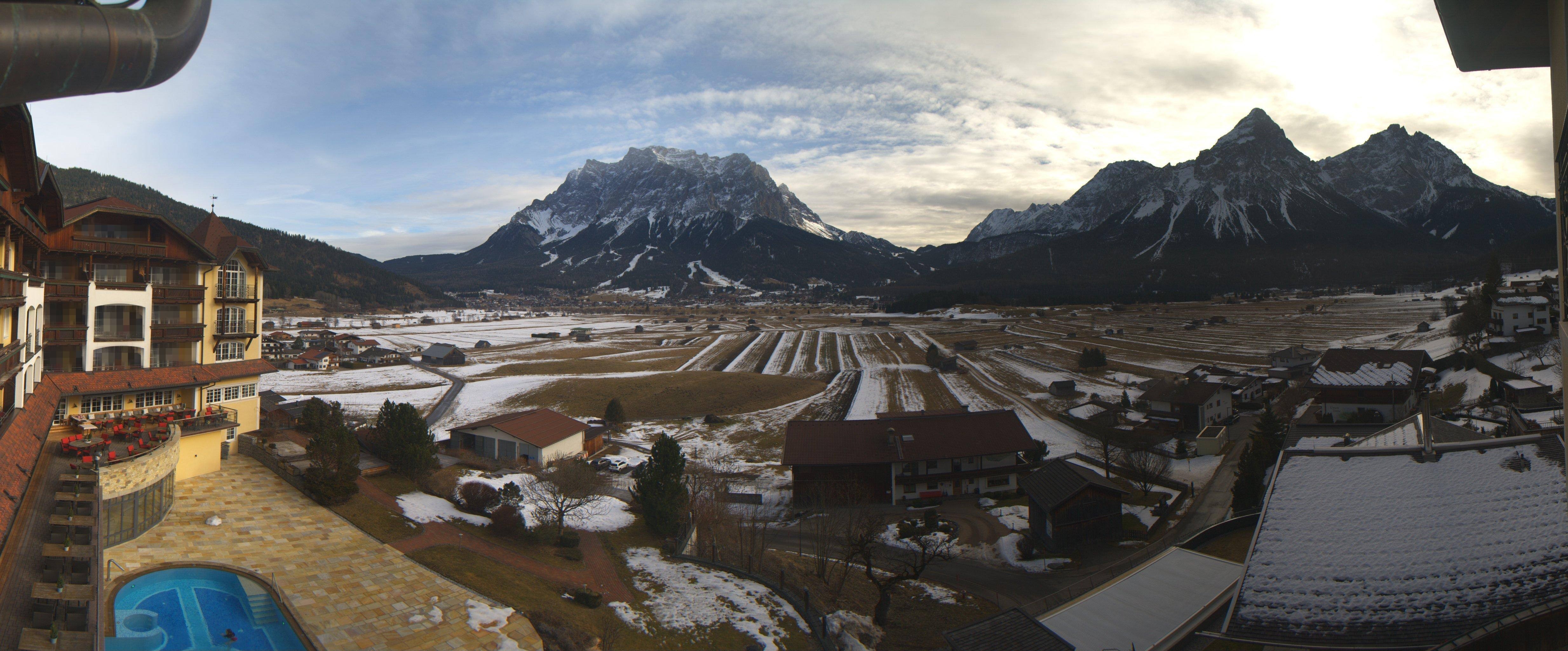 Archiv Foto Webcam Panoramablick Zugspitze