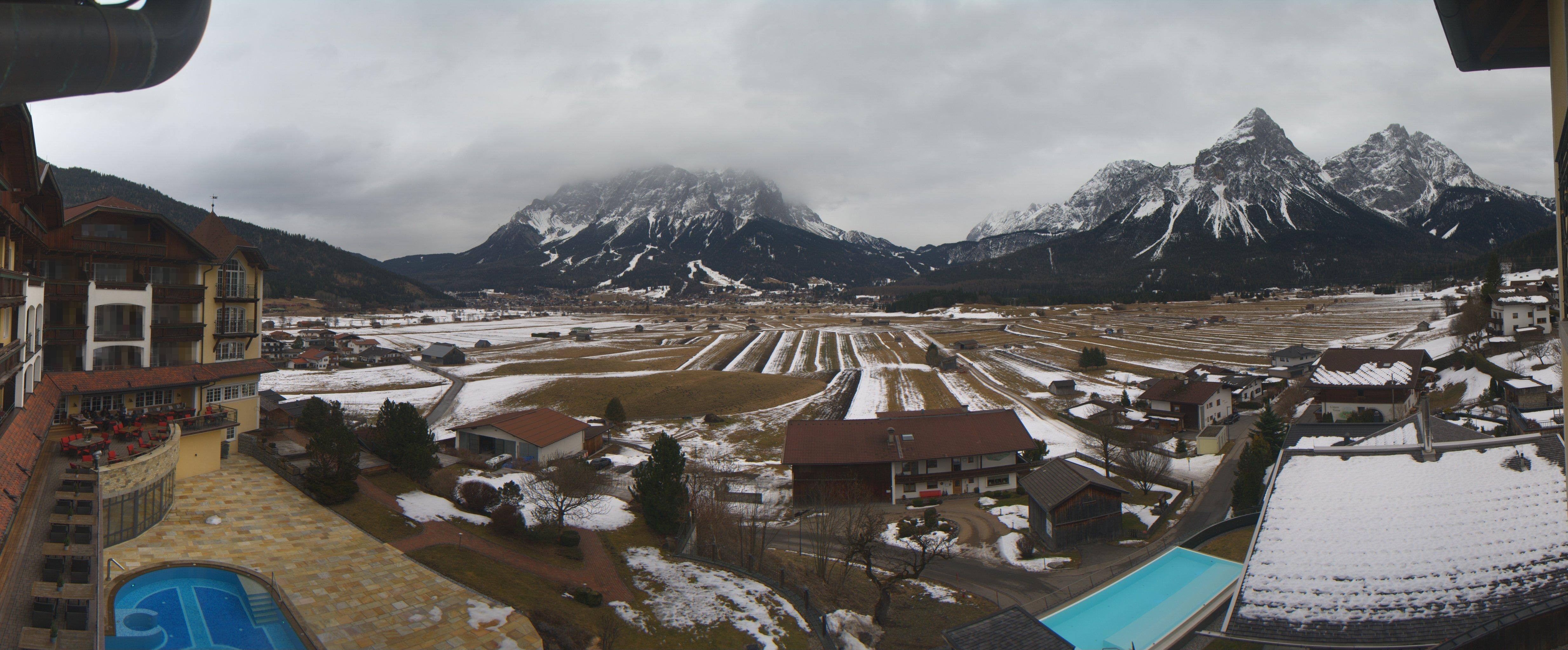 Archiv Foto Webcam Panoramablick Zugspitze