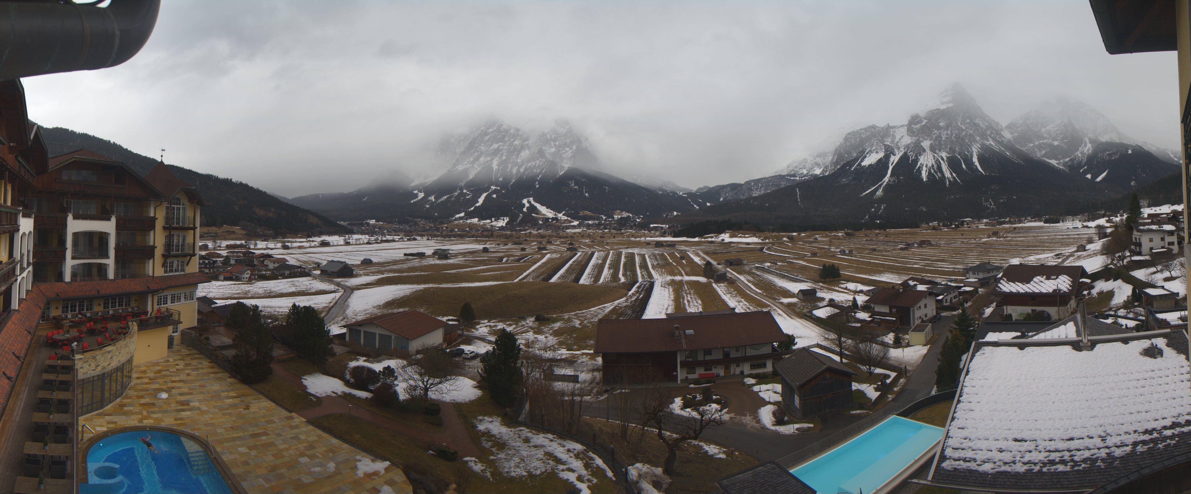 Archiv Foto Webcam Panoramablick Zugspitze