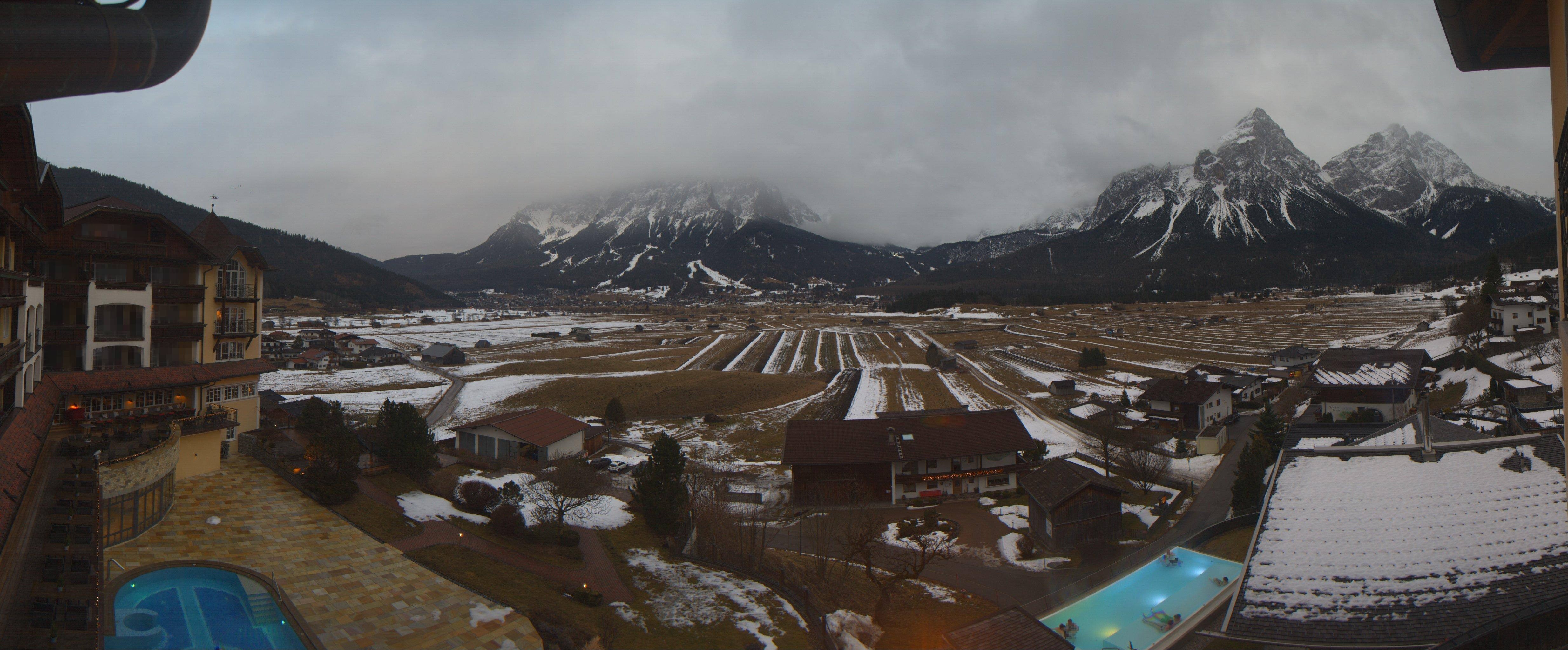 Archiv Foto Webcam Panoramablick Zugspitze