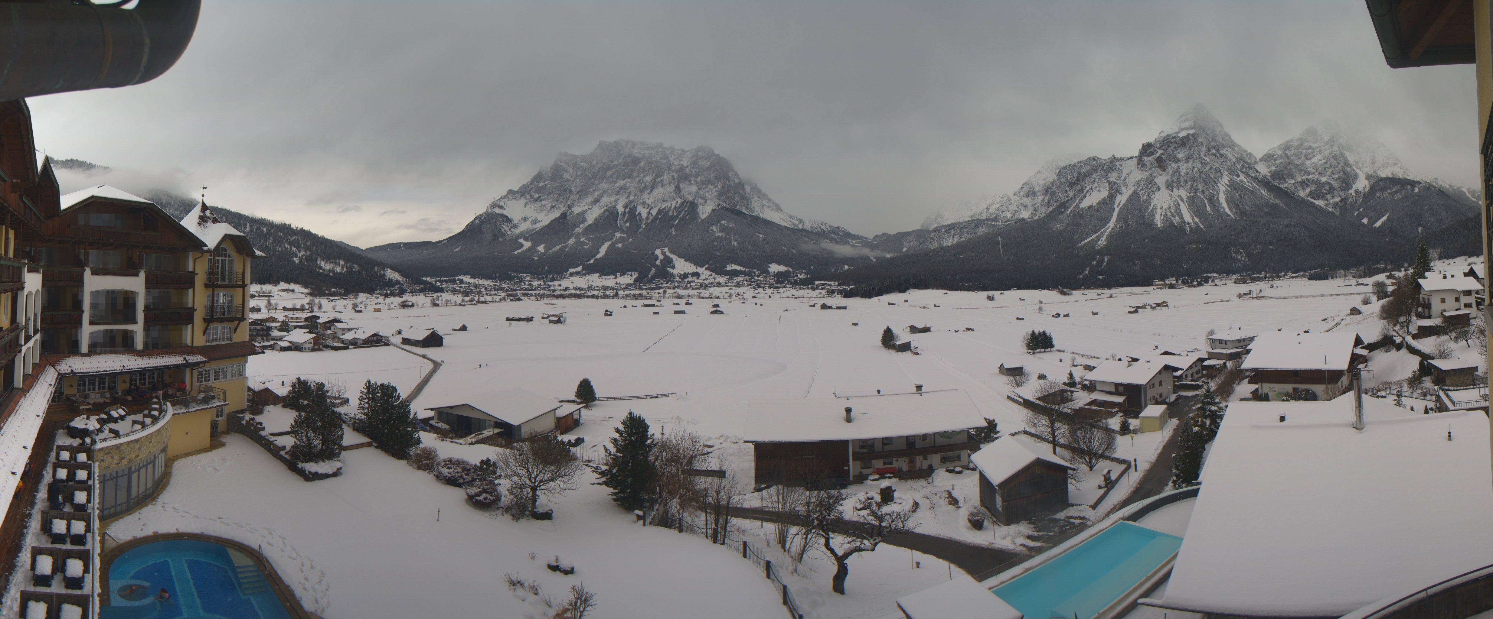 Archiv Foto Webcam Panoramablick Zugspitze