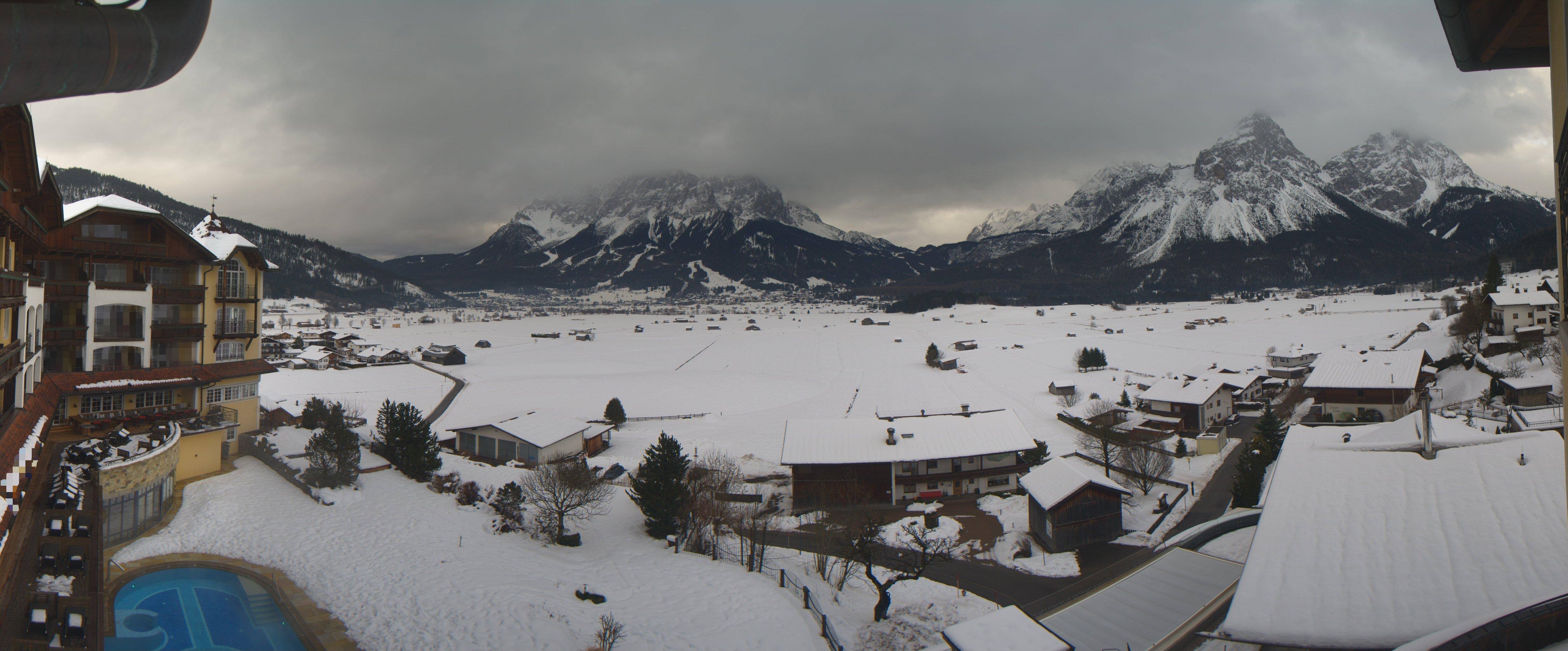 Archiv Foto Webcam Panoramablick Zugspitze