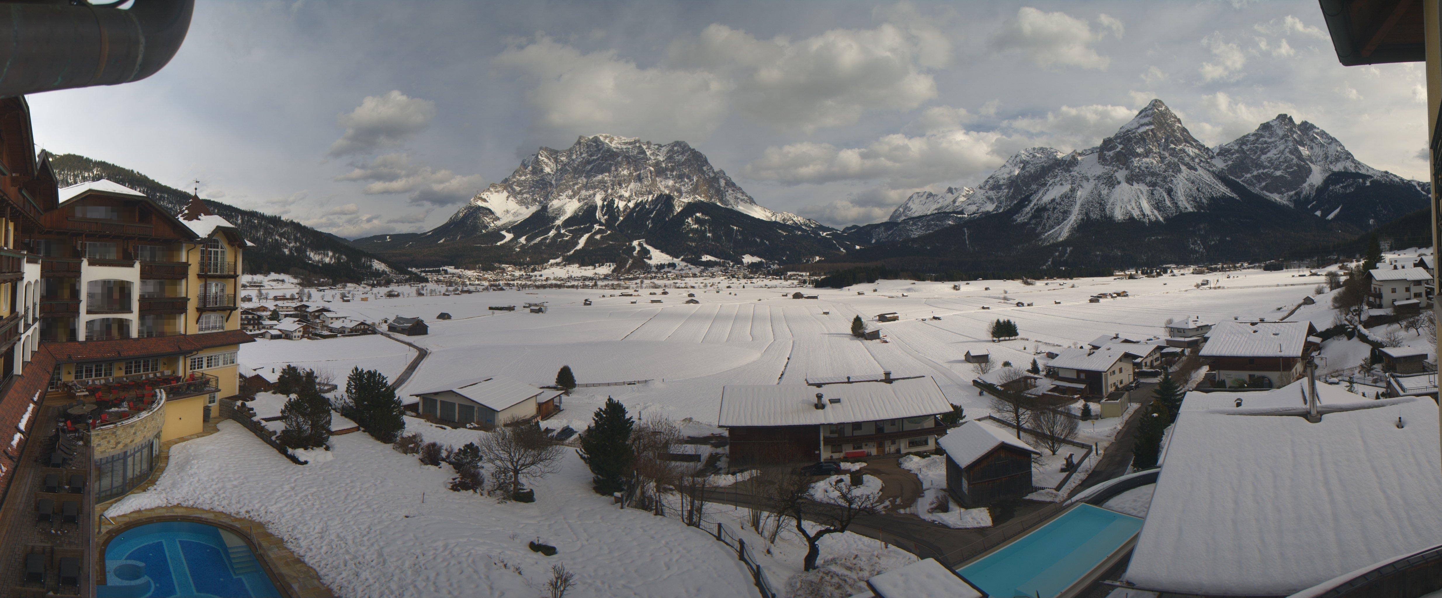 Archiv Foto Webcam Panoramablick Zugspitze