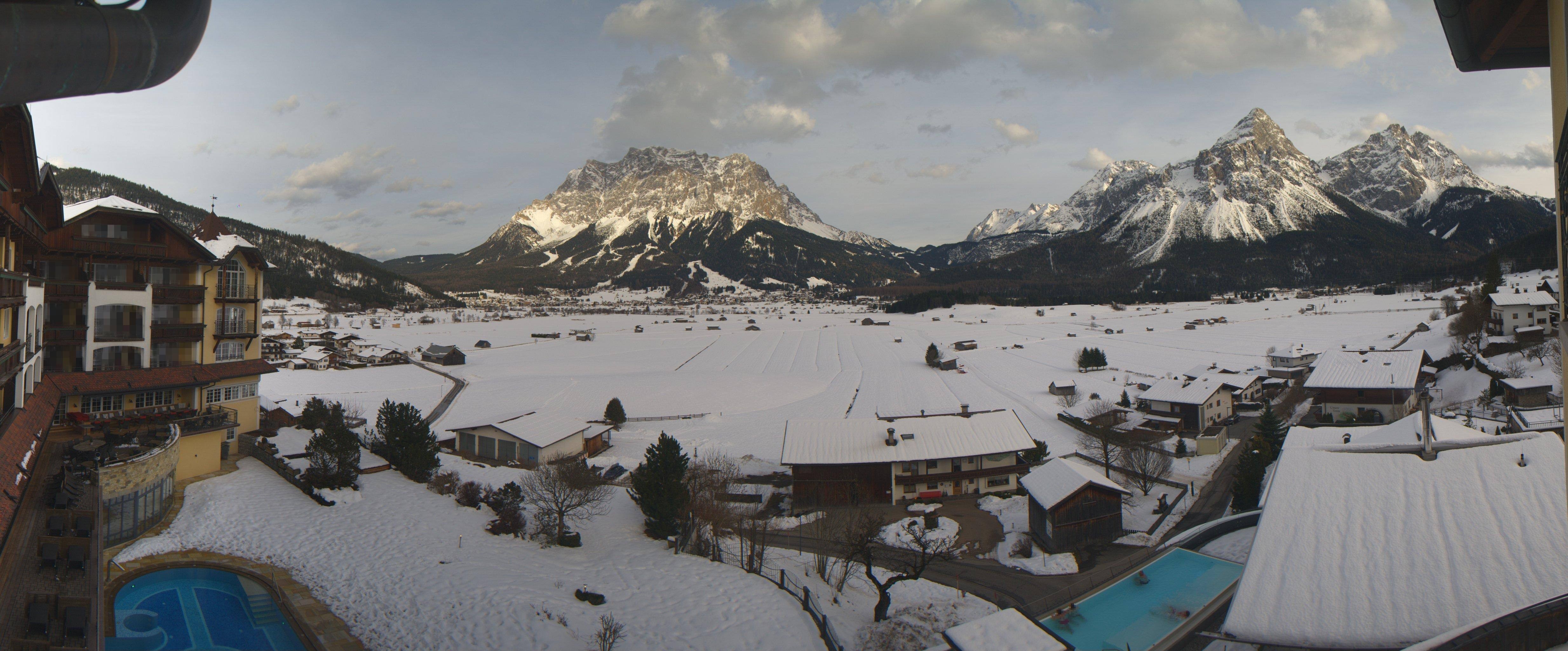 Archiv Foto Webcam Panoramablick Zugspitze