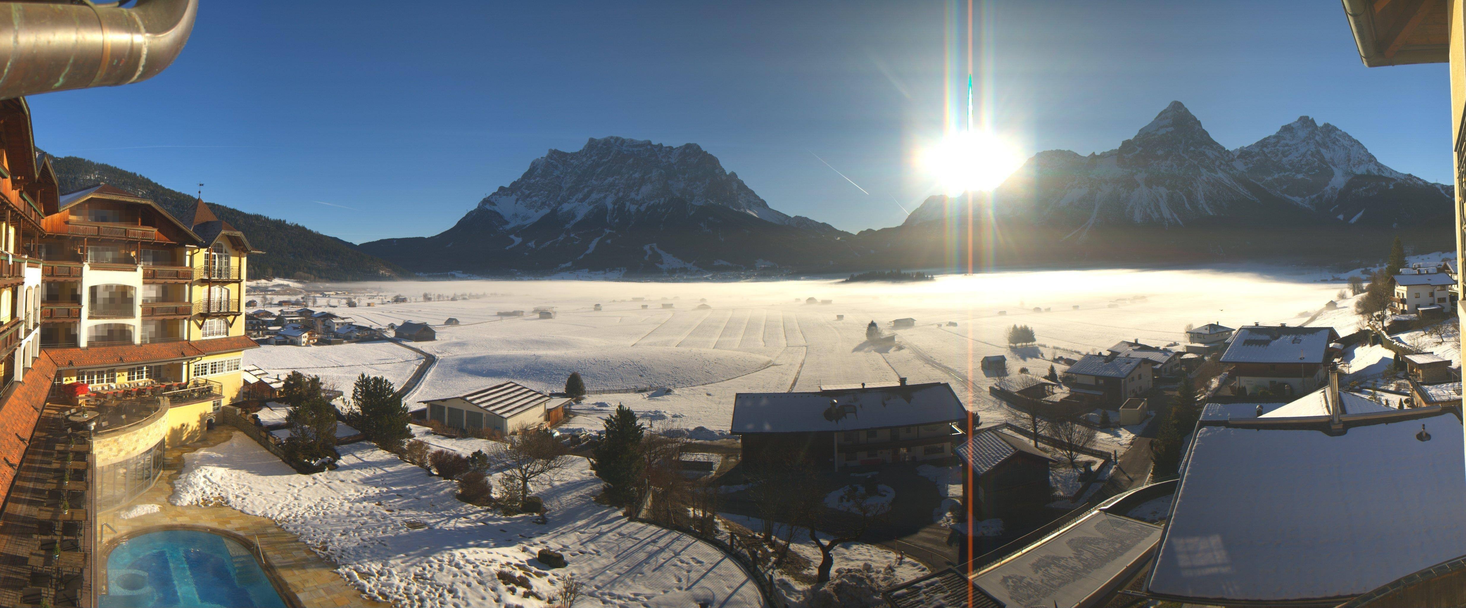Archiv Foto Webcam Panoramablick Zugspitze