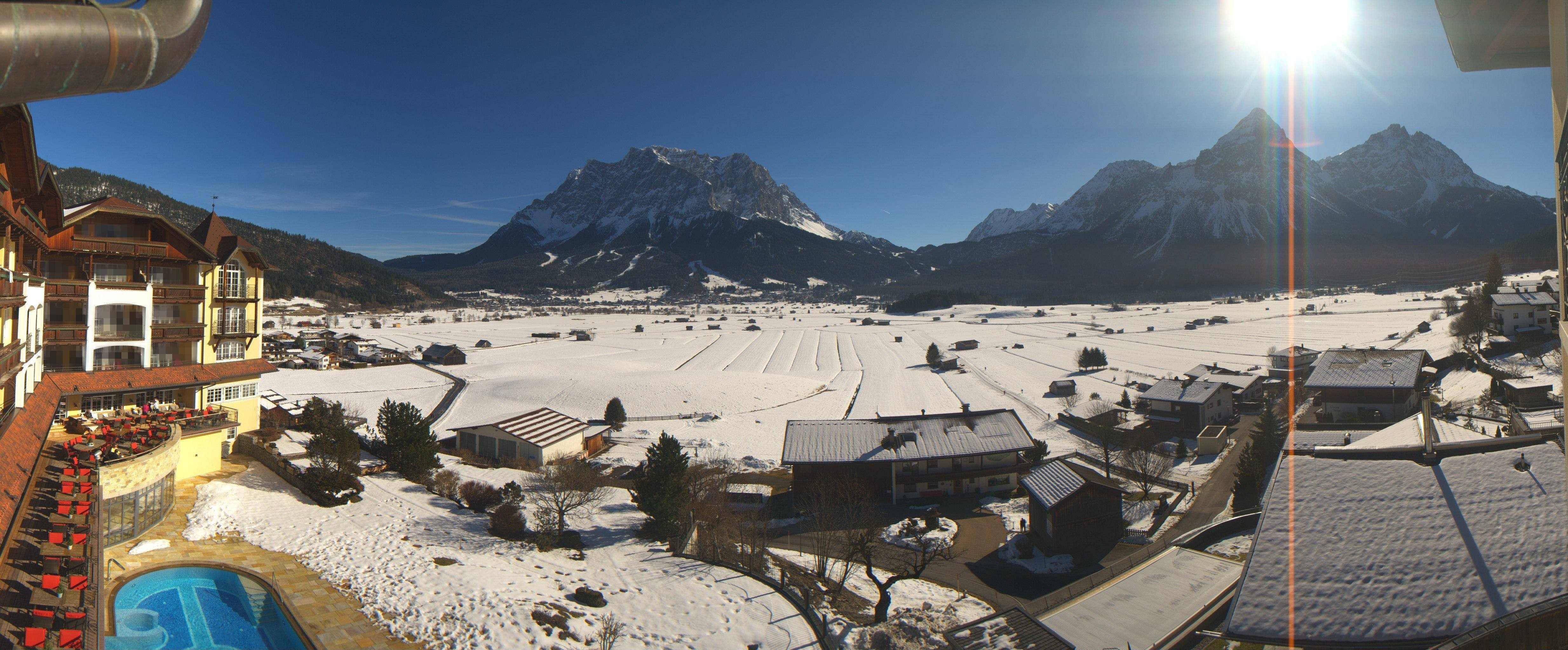 Archiv Foto Webcam Panoramablick Zugspitze