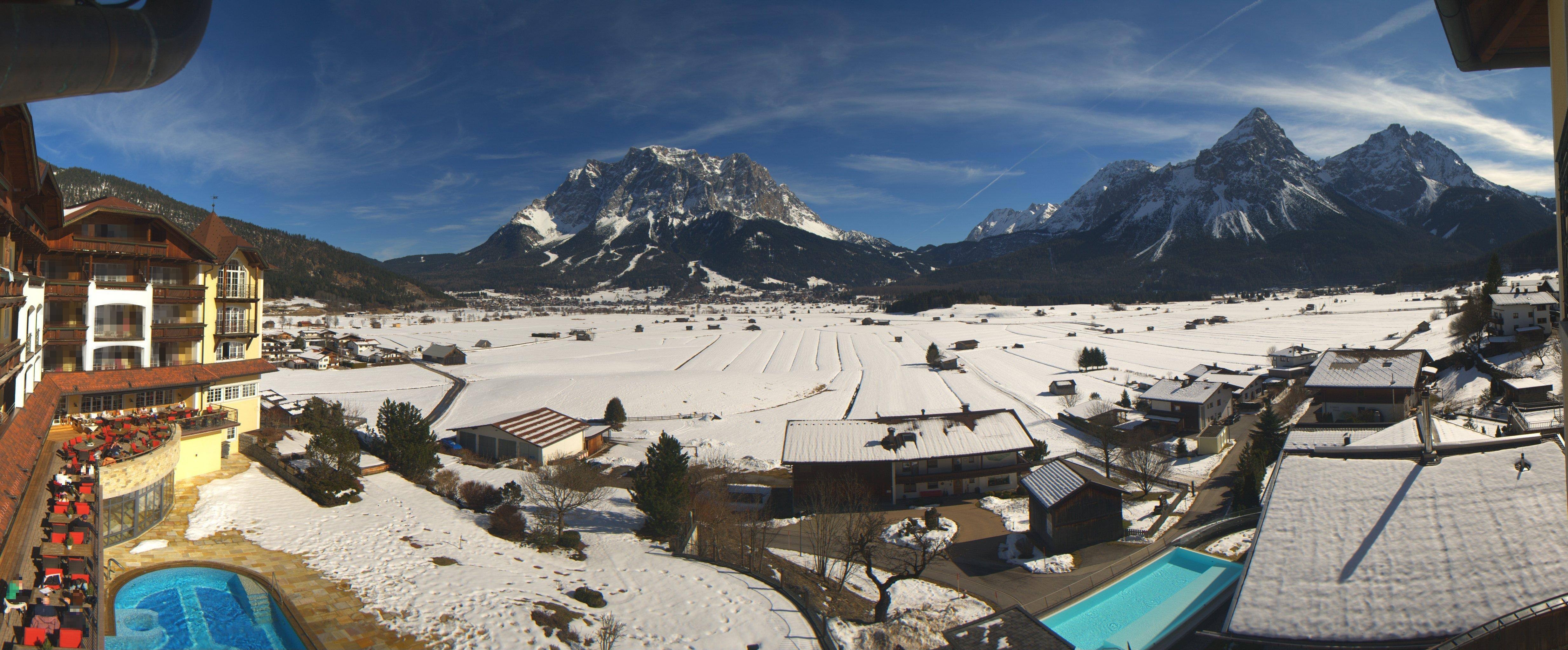 Archiv Foto Webcam Panoramablick Zugspitze