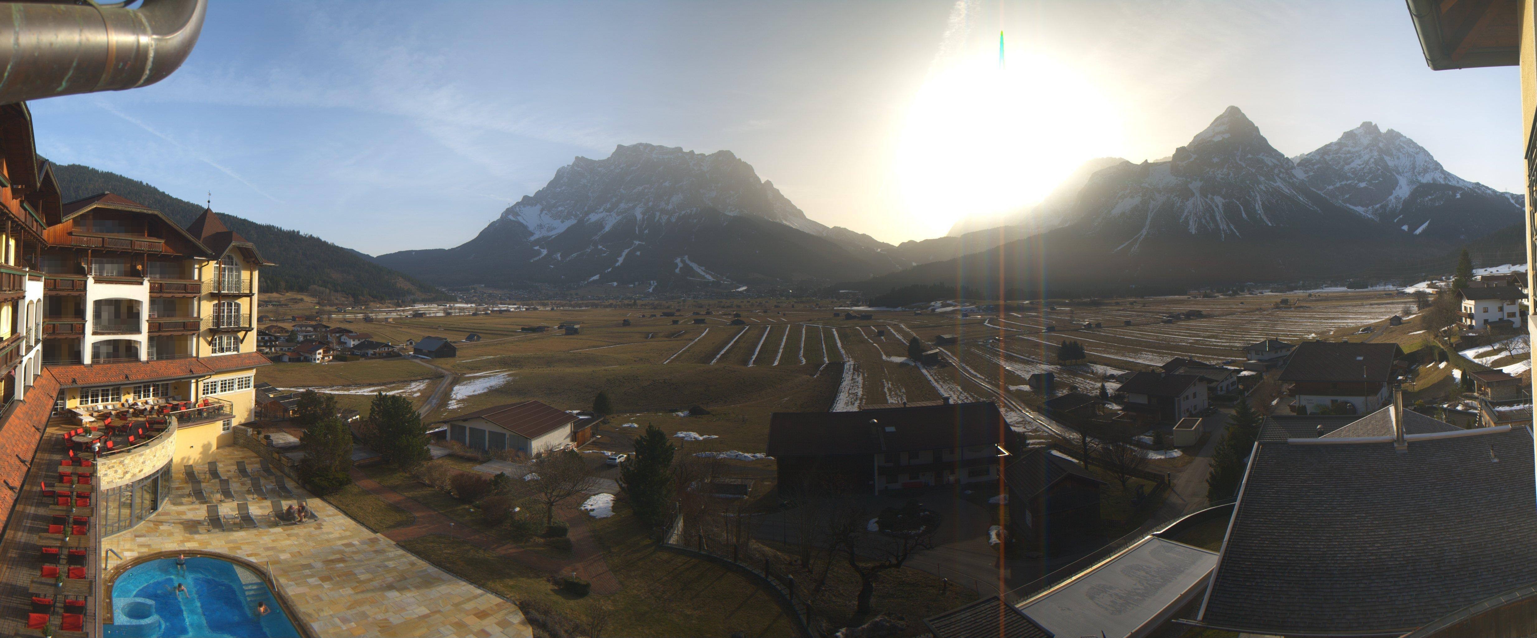 Archiv Foto Webcam Panoramablick Zugspitze