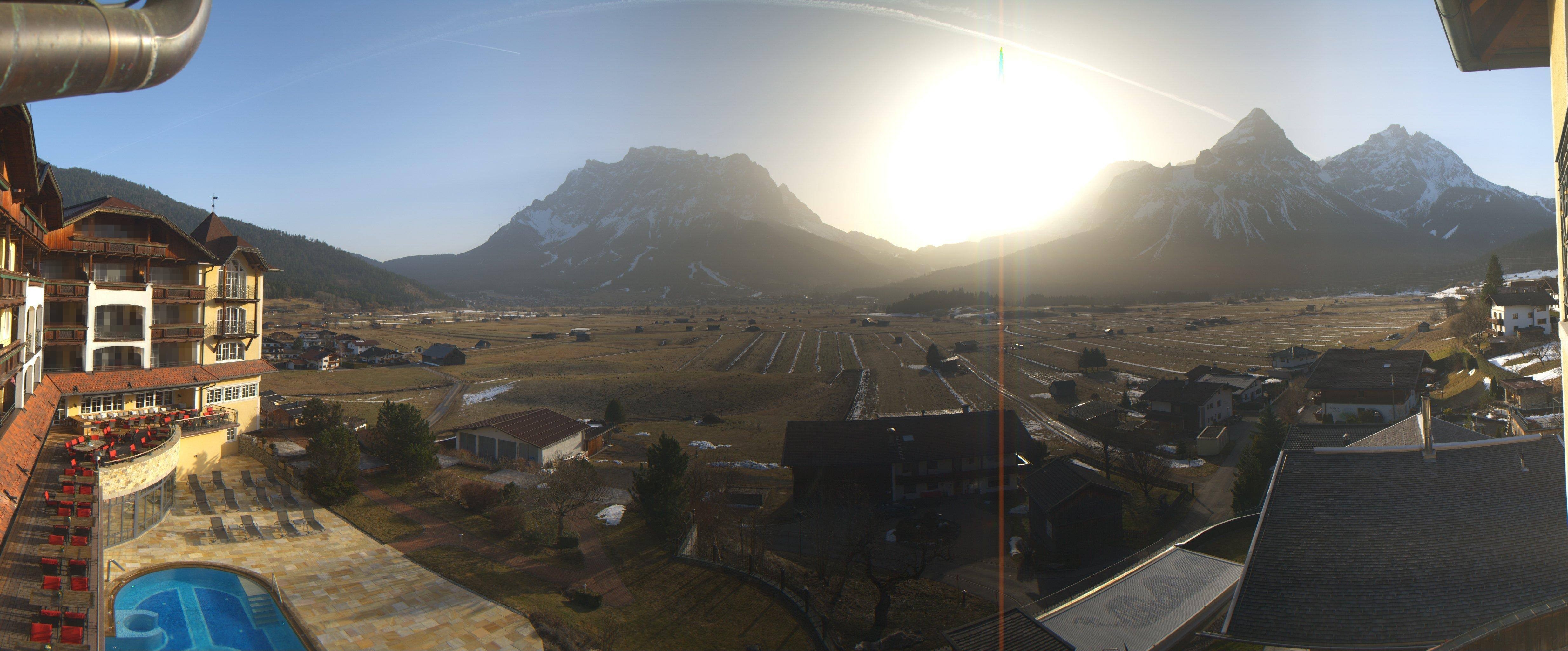 Archiv Foto Webcam Panoramablick Zugspitze