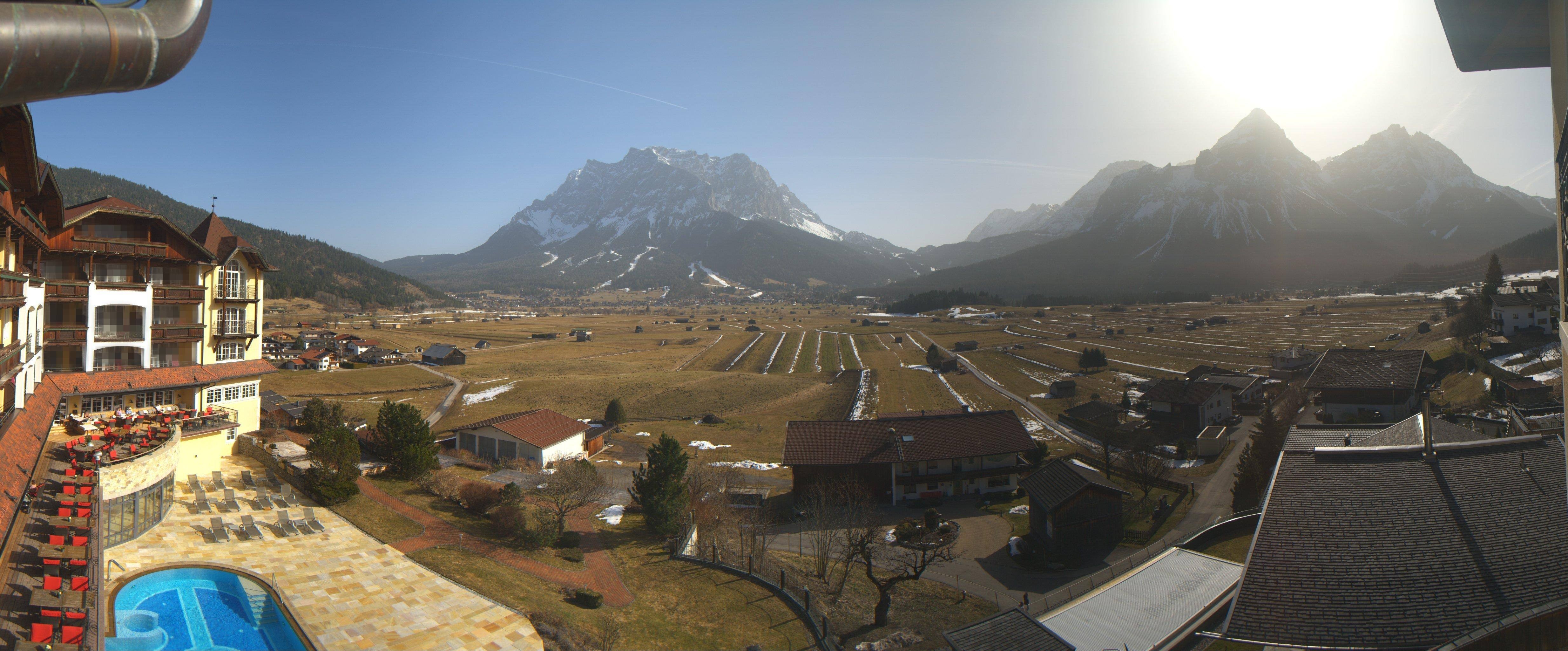 Archiv Foto Webcam Panoramablick Zugspitze