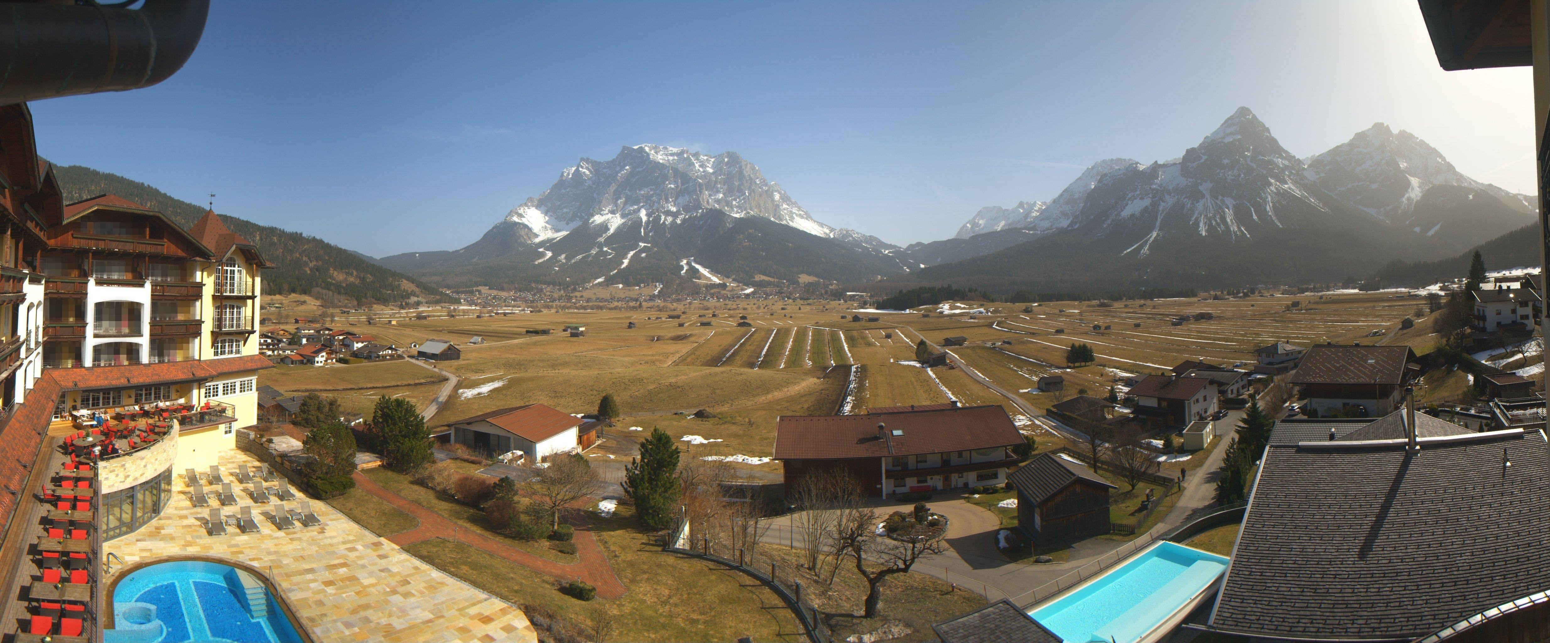 Archiv Foto Webcam Panoramablick Zugspitze