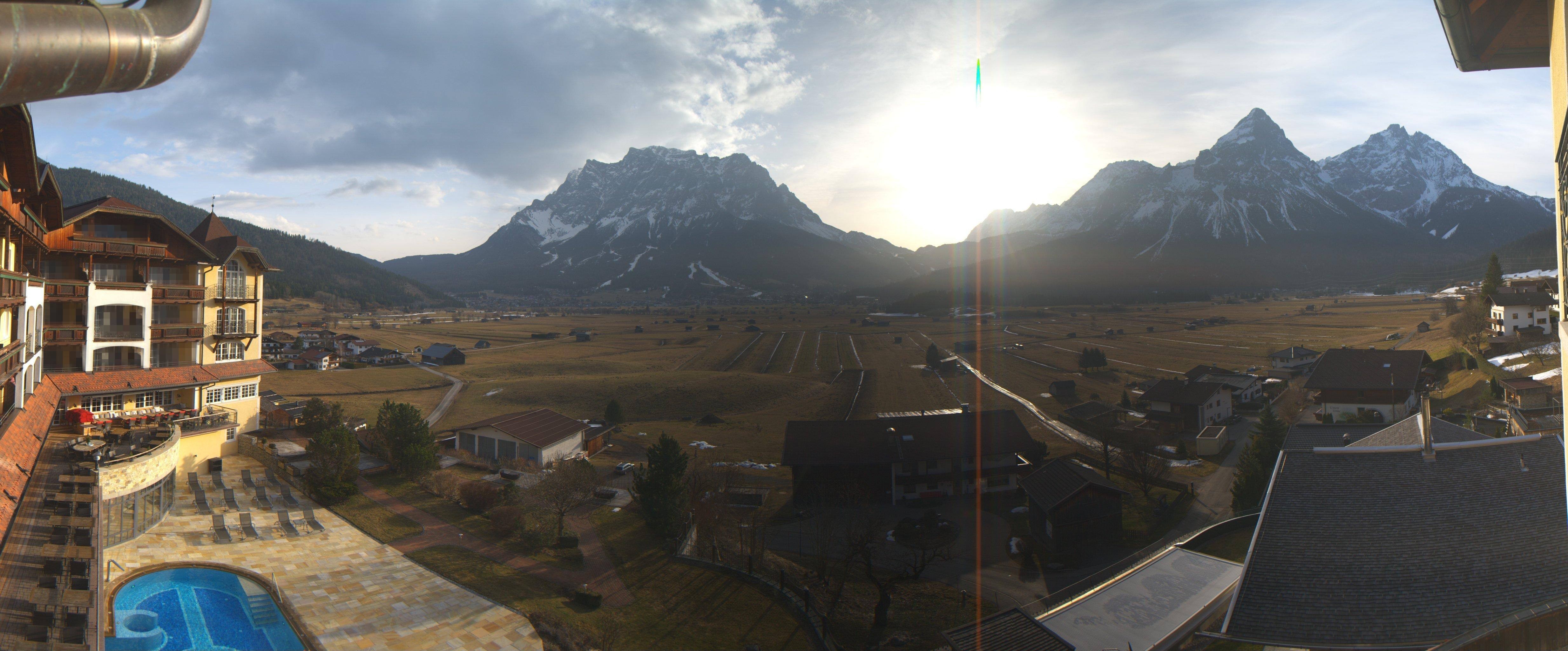 Archiv Foto Webcam Panoramablick Zugspitze