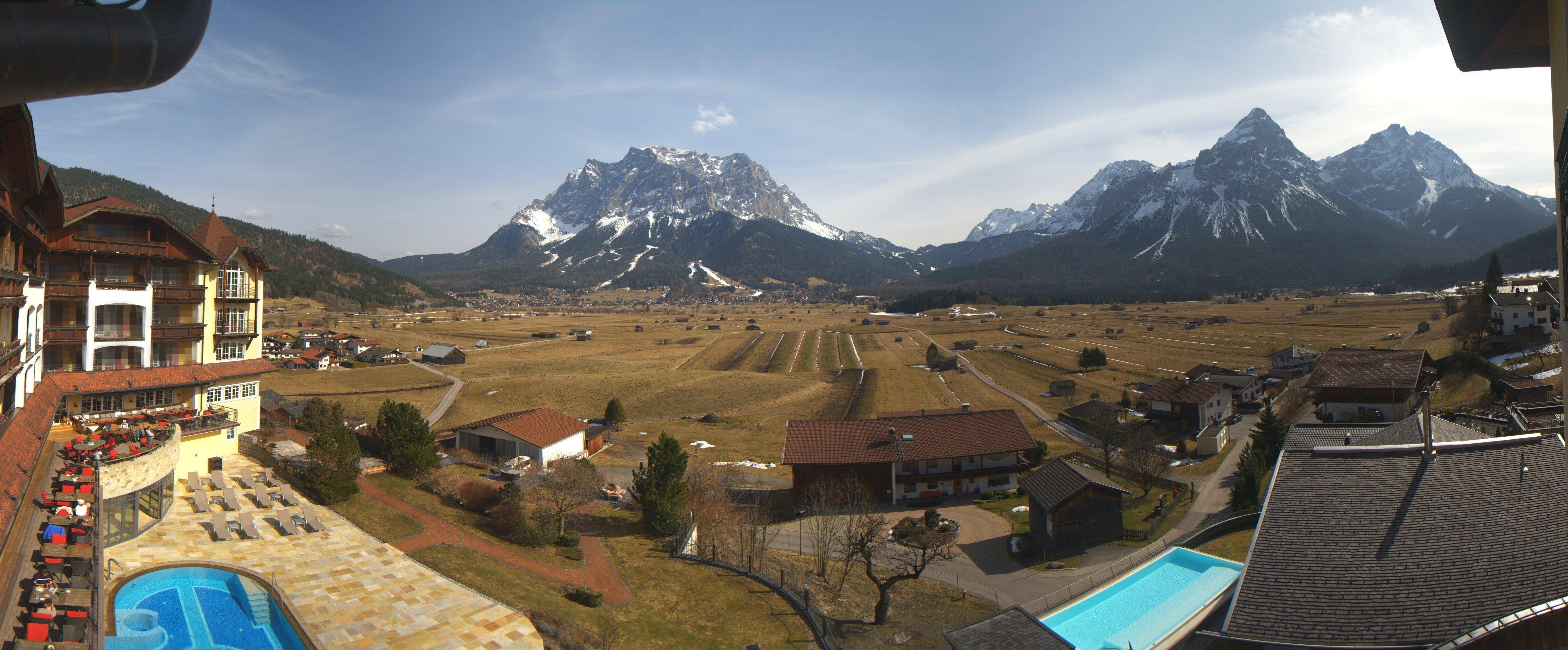 Archiv Foto Webcam Panoramablick Zugspitze