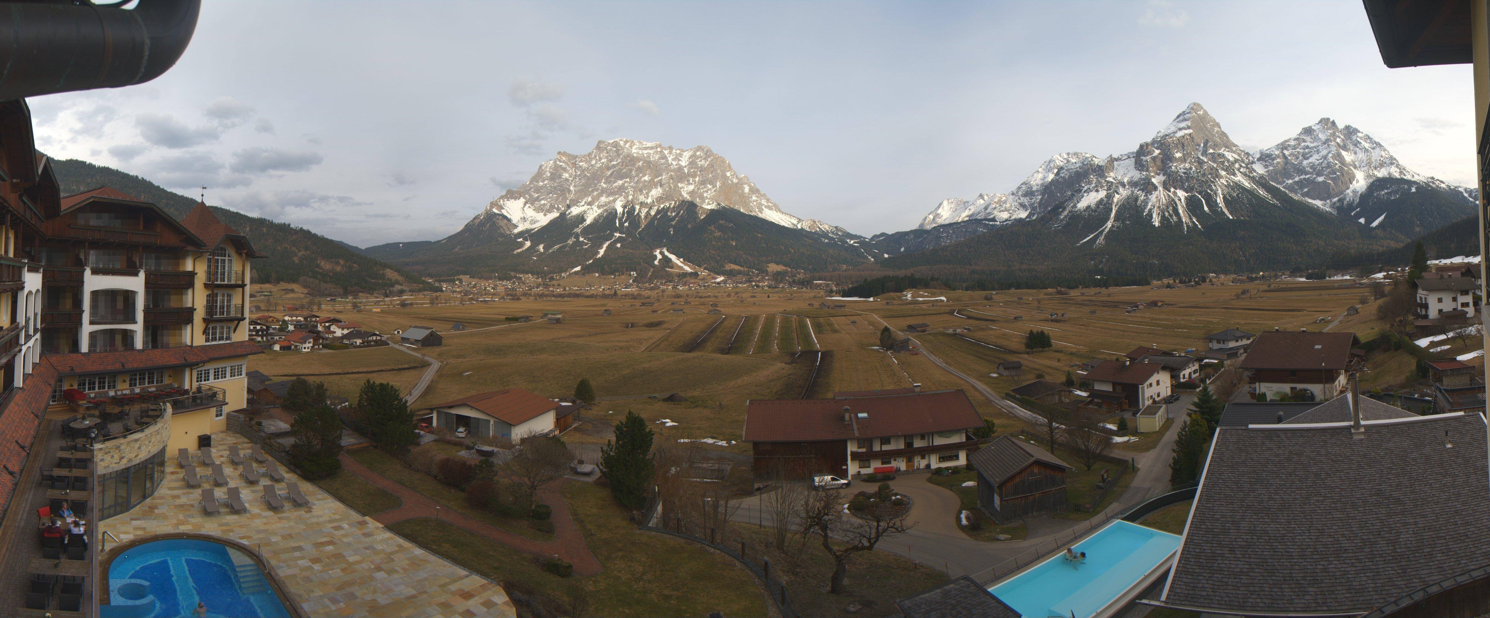 Archiv Foto Webcam Panoramablick Zugspitze
