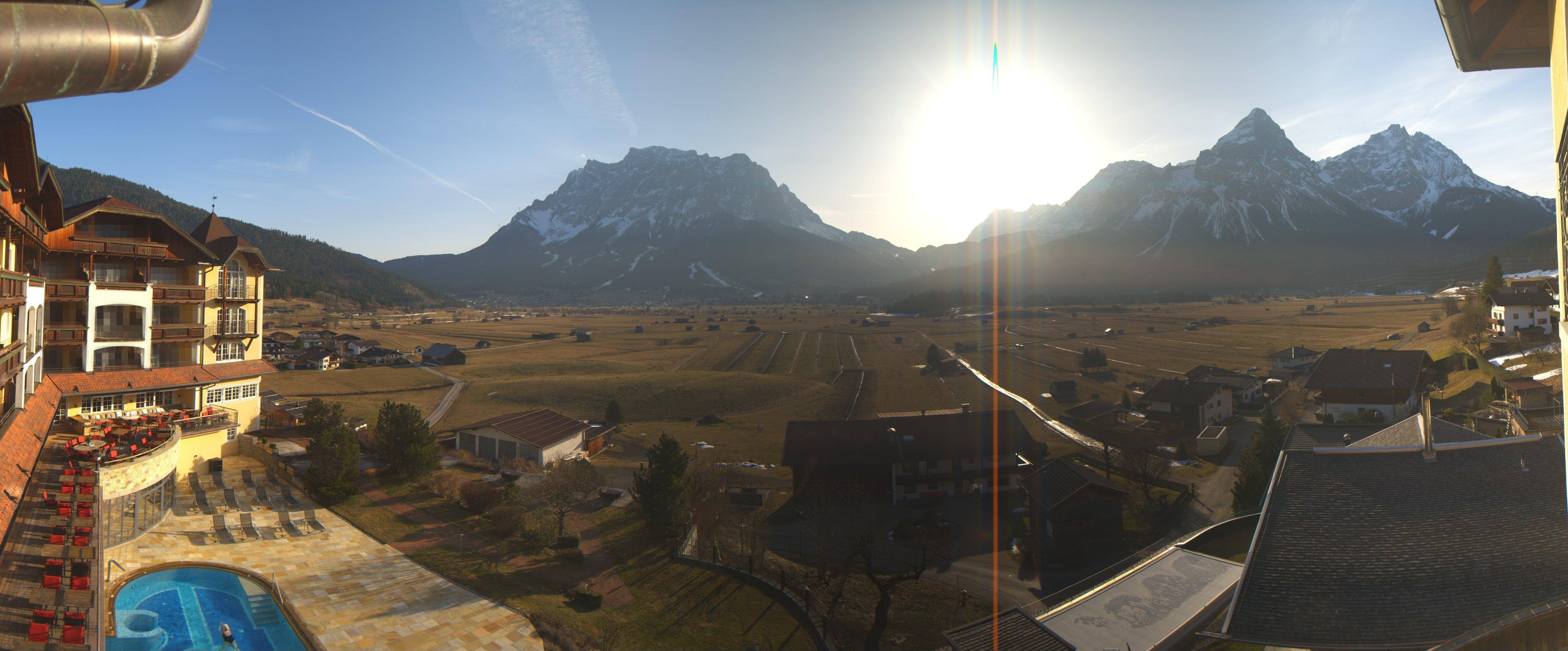 Archiv Foto Webcam Panoramablick Zugspitze