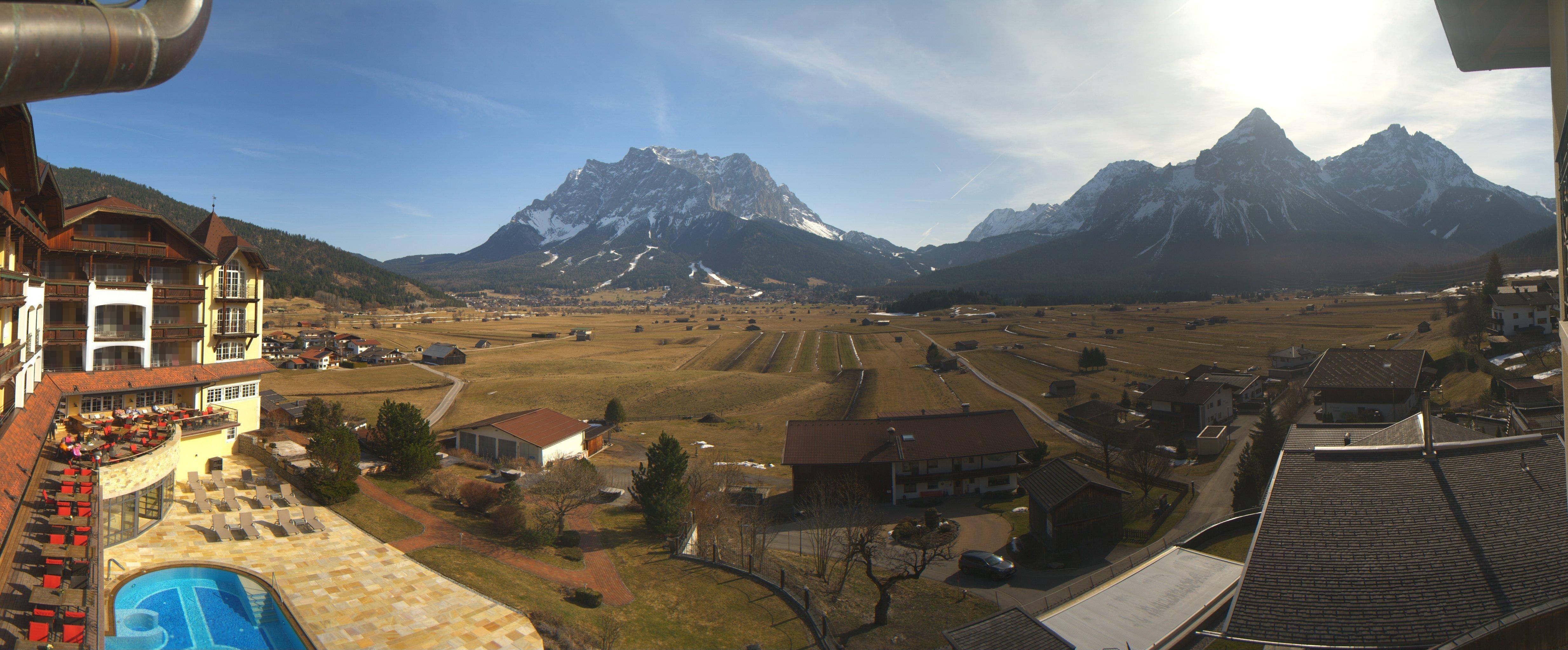Archiv Foto Webcam Panoramablick Zugspitze