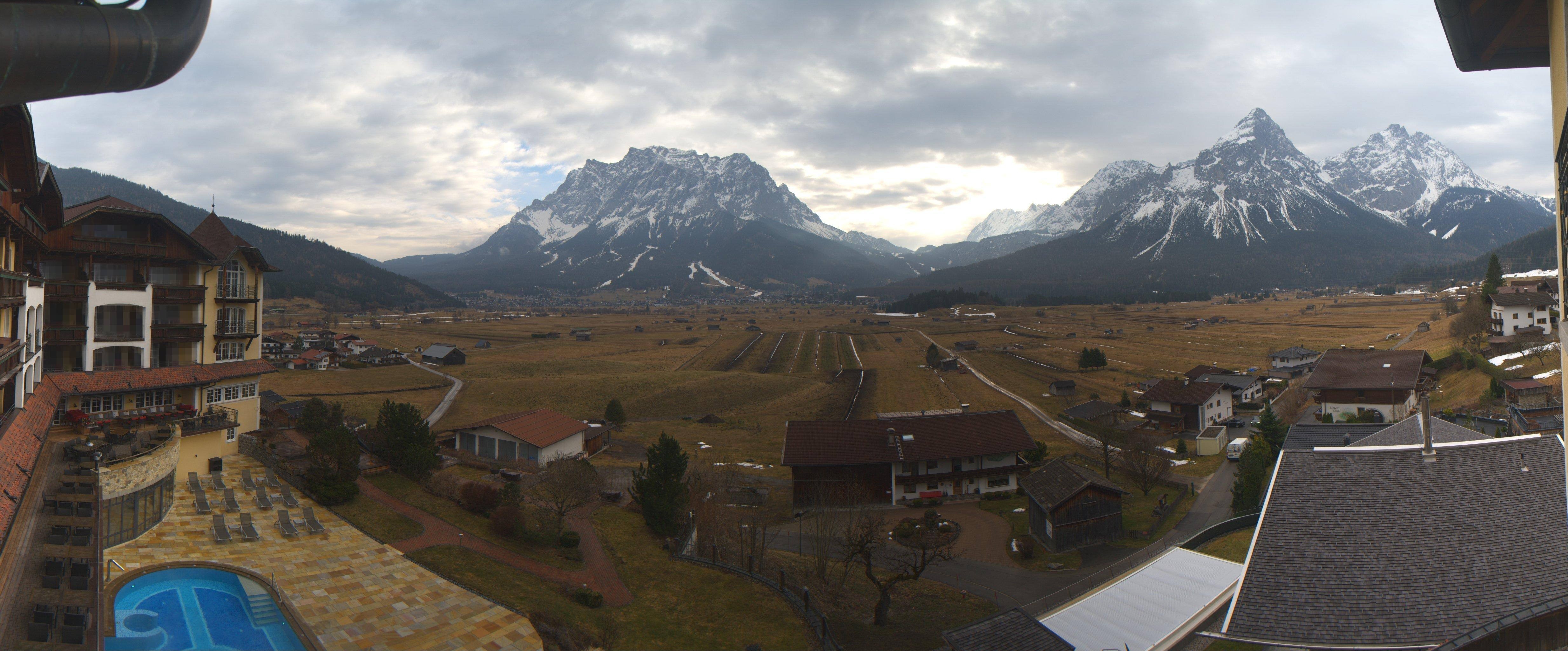 Archiv Foto Webcam Panoramablick Zugspitze