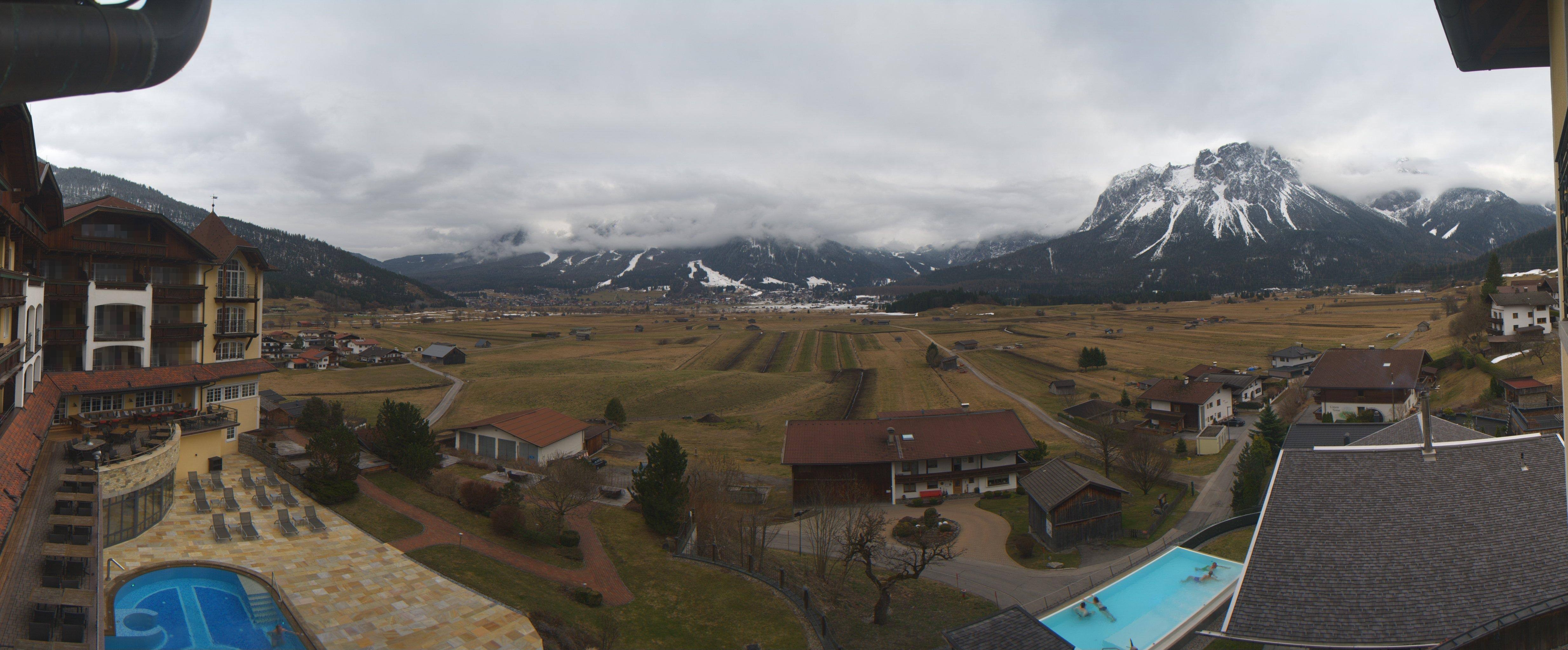 Archiv Foto Webcam Panoramablick Zugspitze