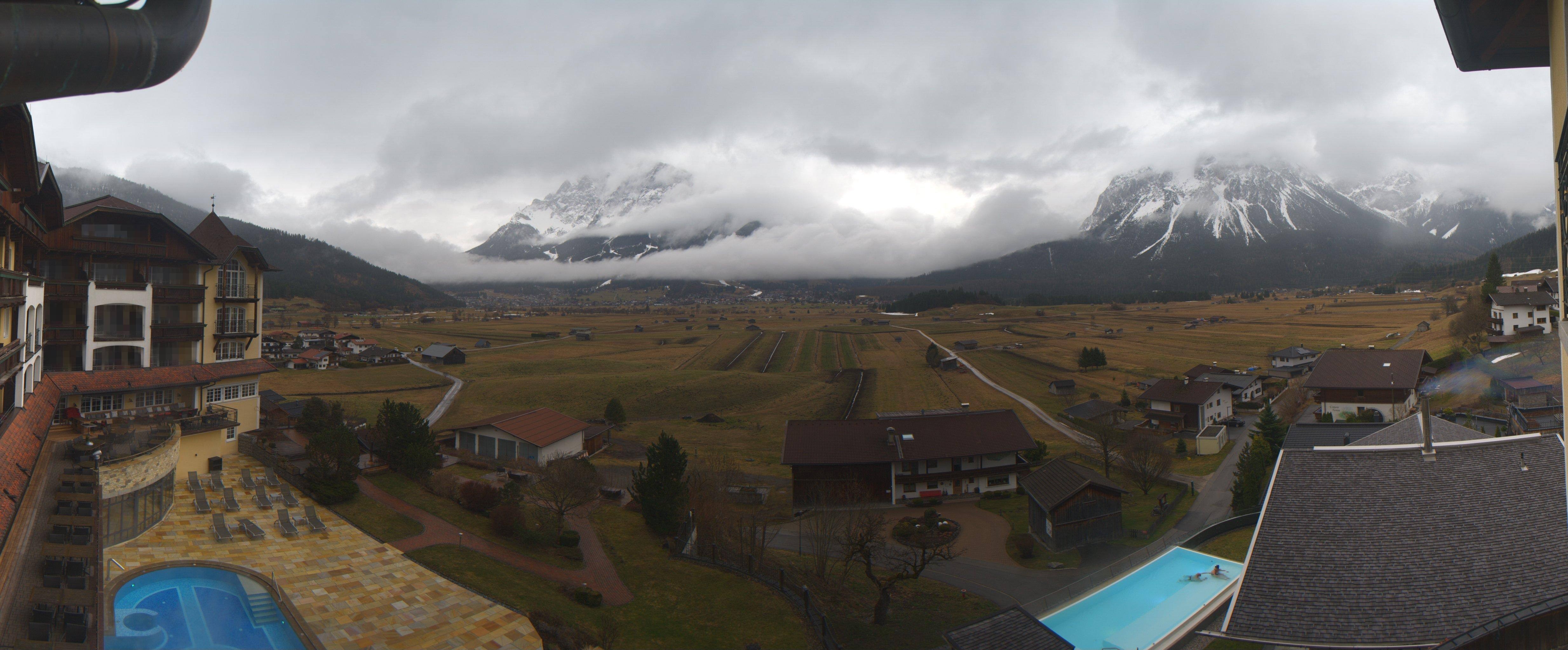 Archiv Foto Webcam Panoramablick Zugspitze