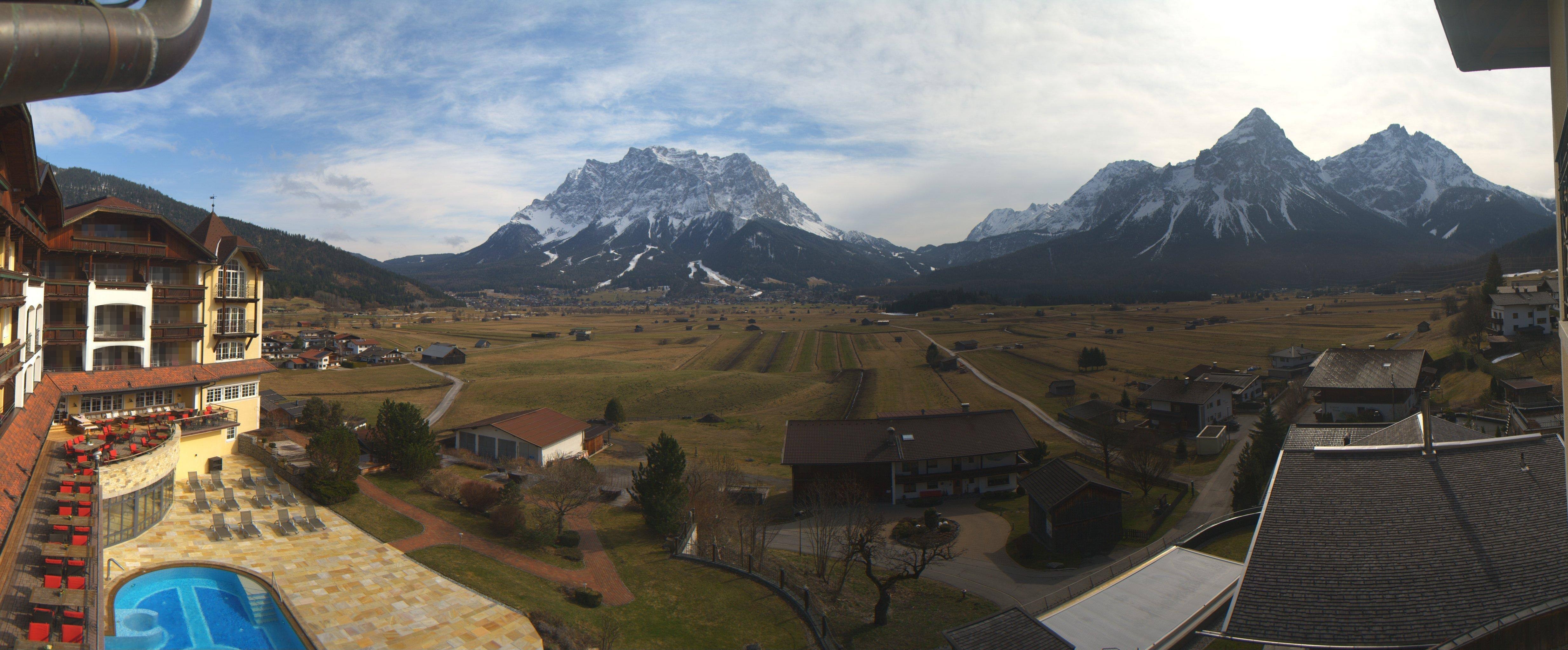 Archiv Foto Webcam Panoramablick Zugspitze