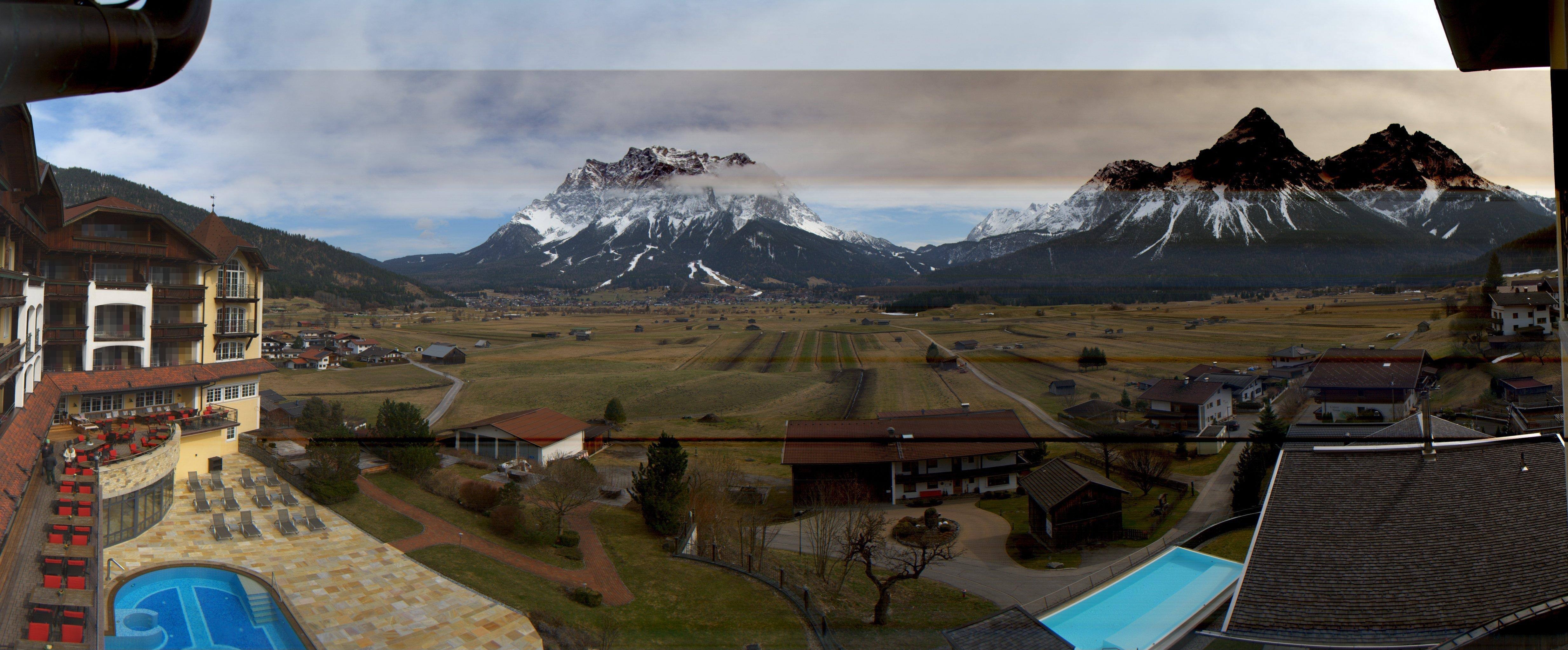 Archiv Foto Webcam Panoramablick Zugspitze