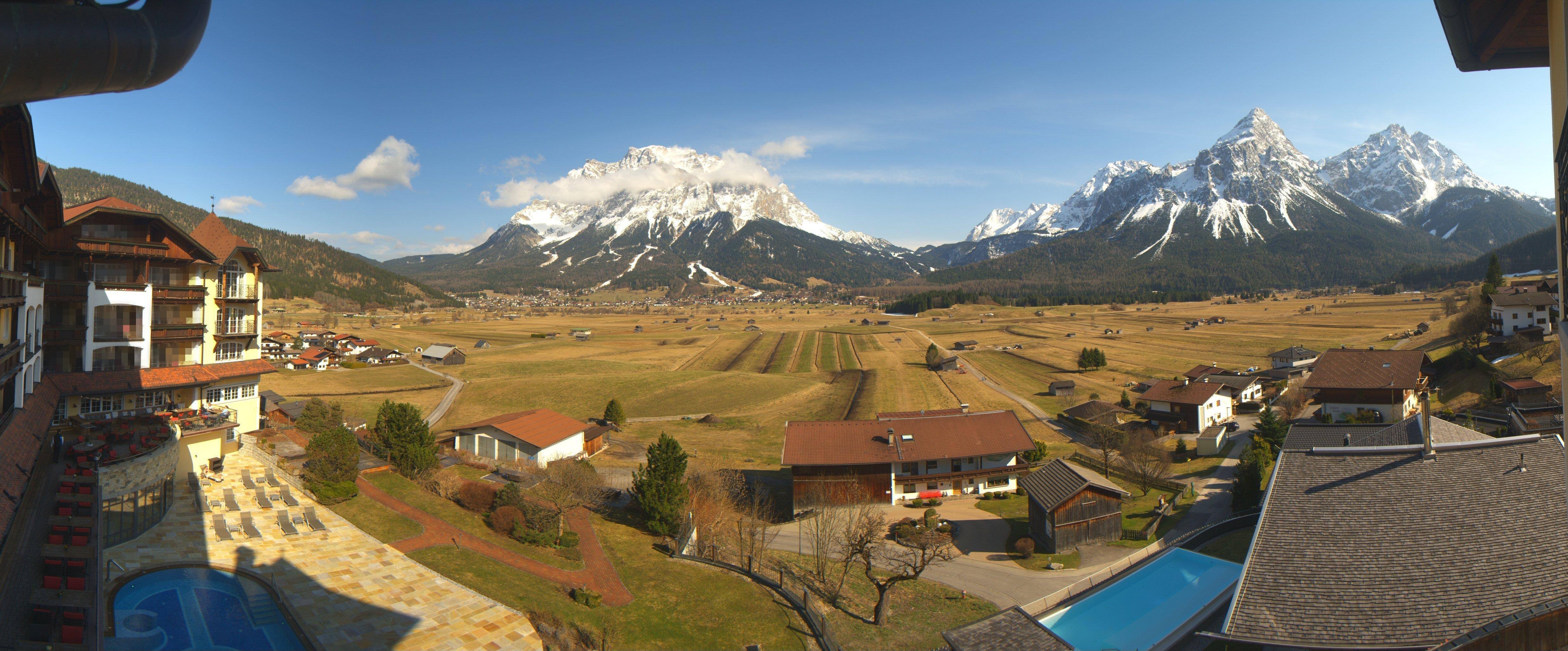 Archiv Foto Webcam Panoramablick Zugspitze