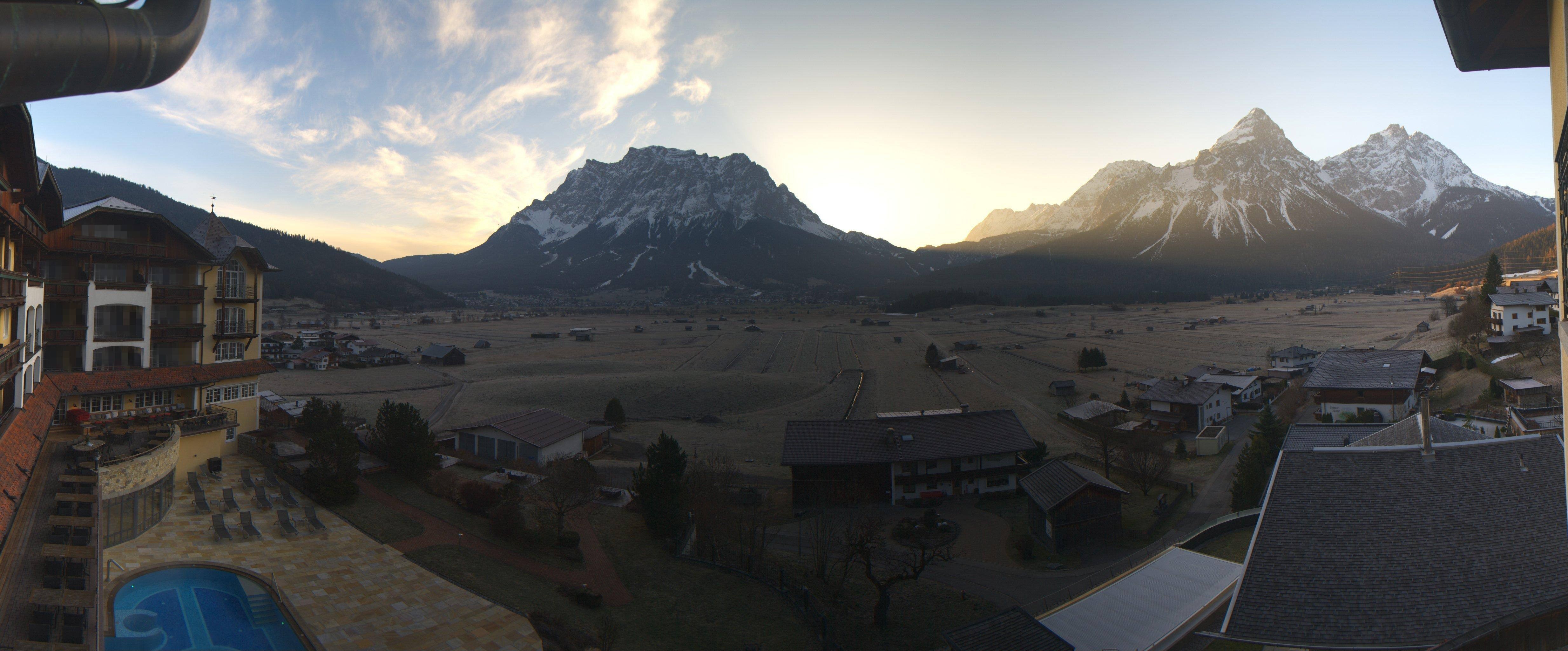 Archiv Foto Webcam Panoramablick Zugspitze