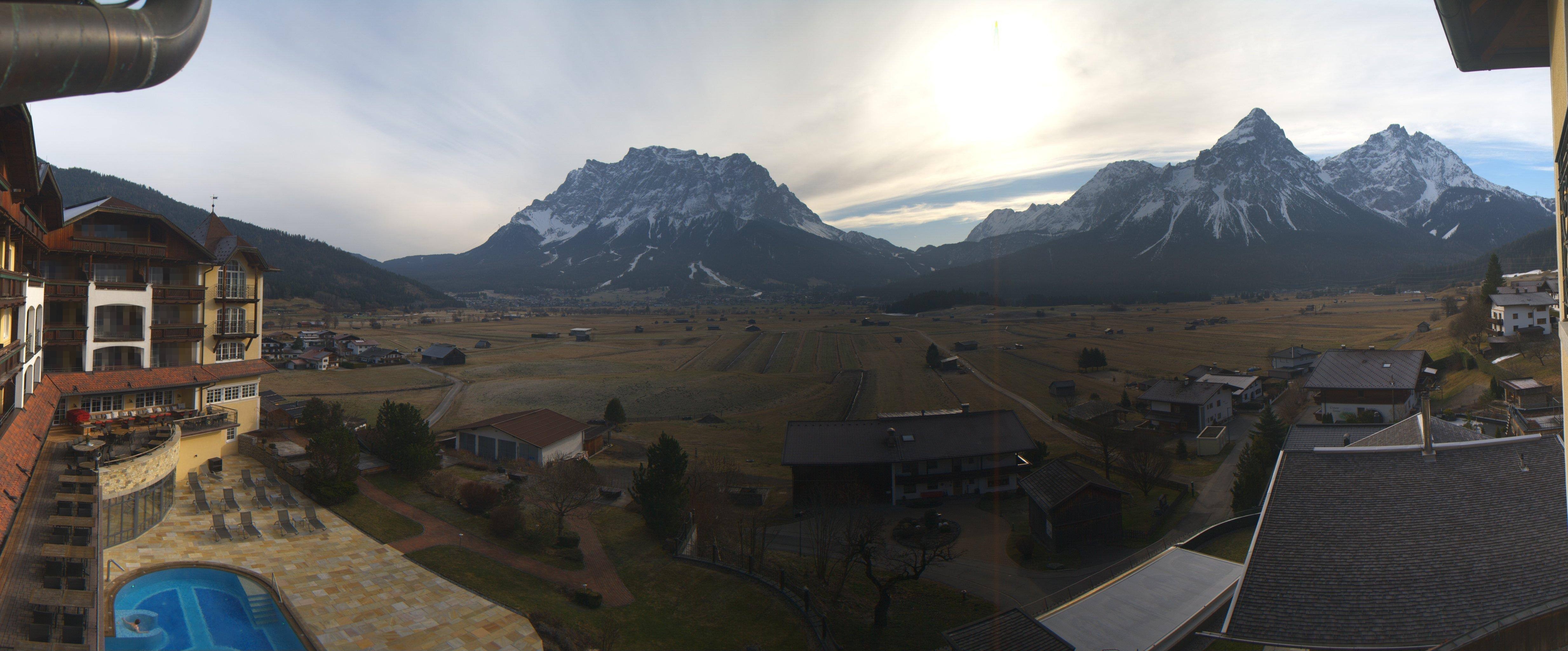 Archiv Foto Webcam Panoramablick Zugspitze