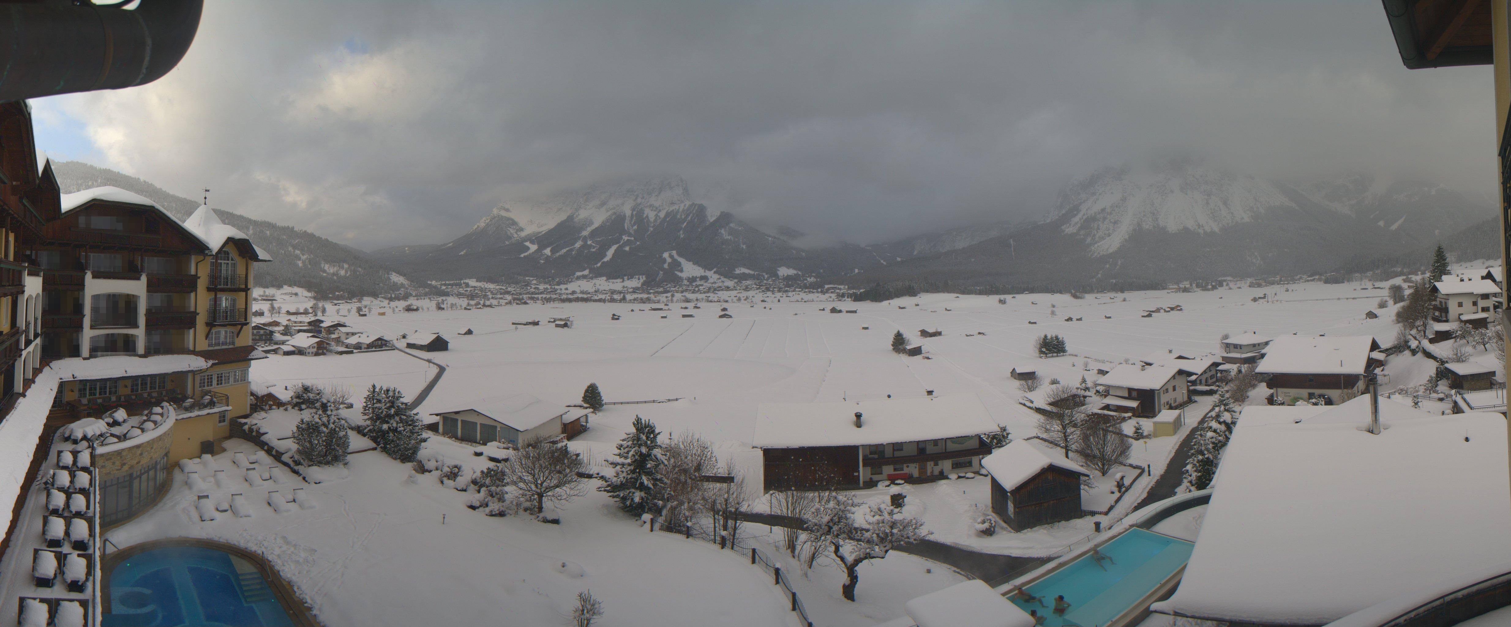 Archiv Foto Webcam Panoramablick Zugspitze