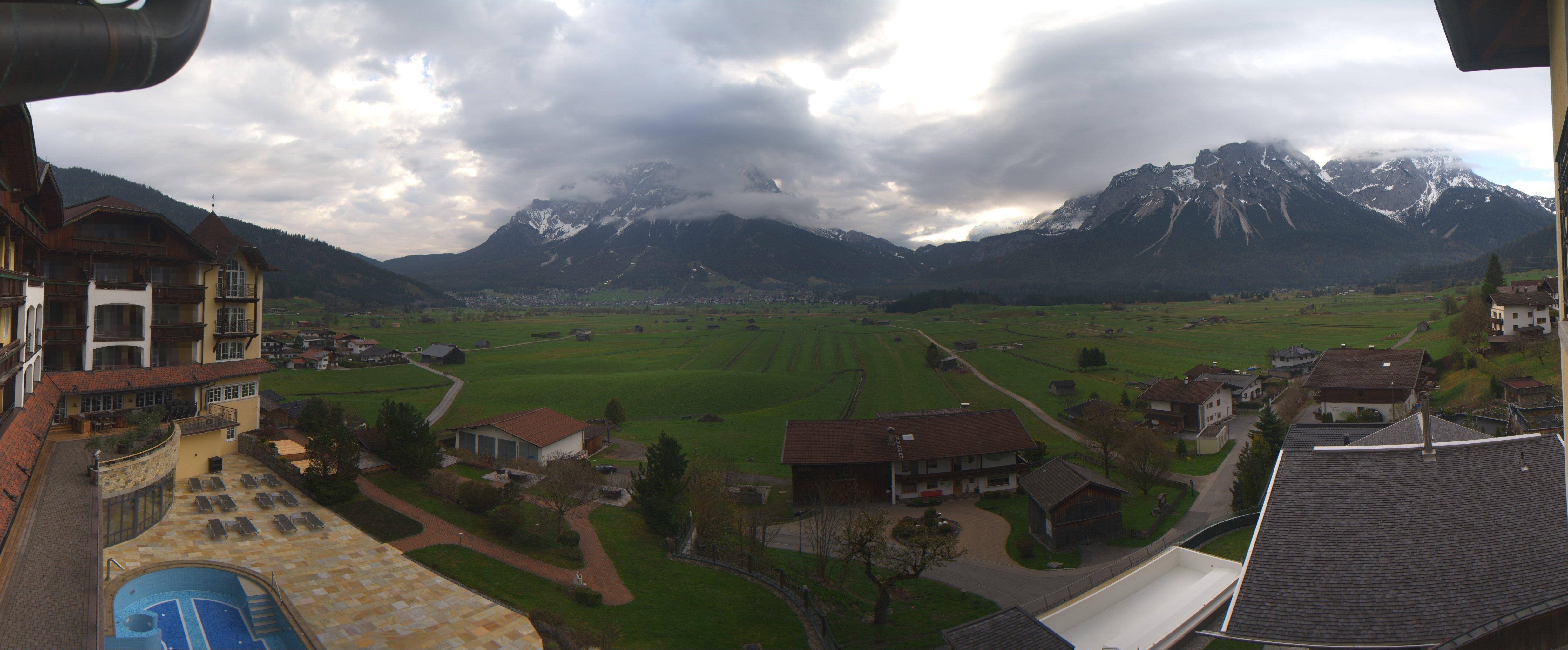 Archiv Foto Webcam Panoramablick Zugspitze
