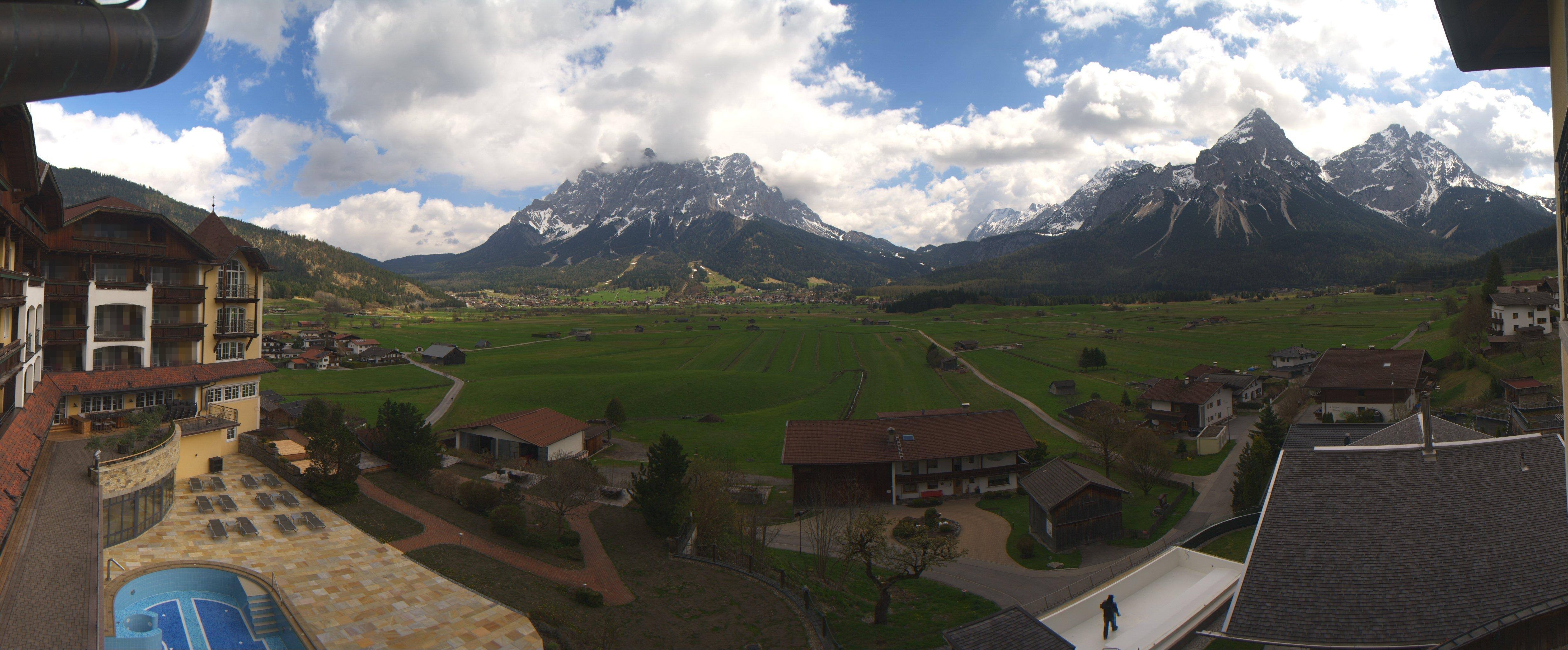 Archiv Foto Webcam Panoramablick Zugspitze